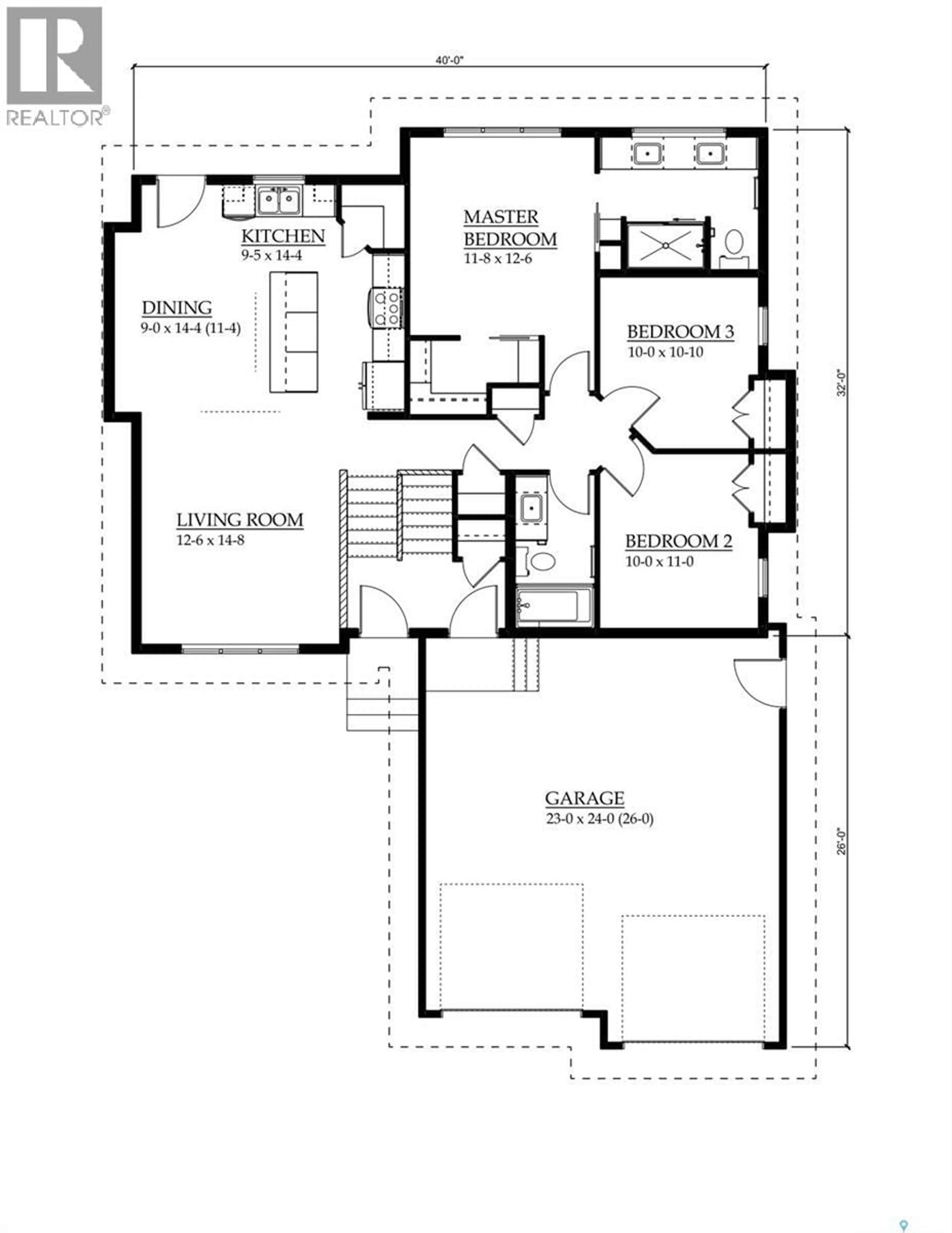 Floor plan for 824 WOODS CRESCENT, Warman Saskatchewan S0K4S0