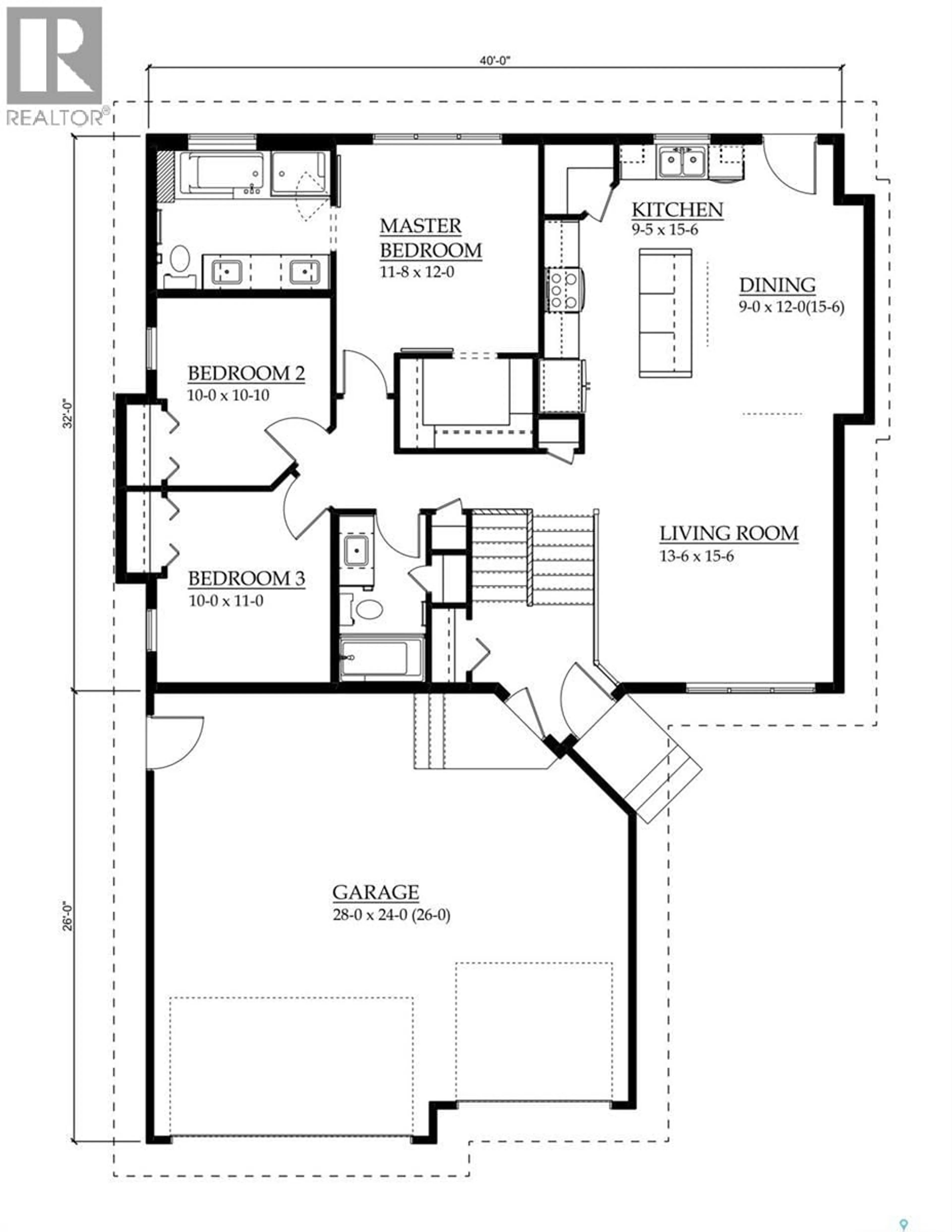 Floor plan for 826 WOODS CRESCENT, Warman Saskatchewan S0K4S0