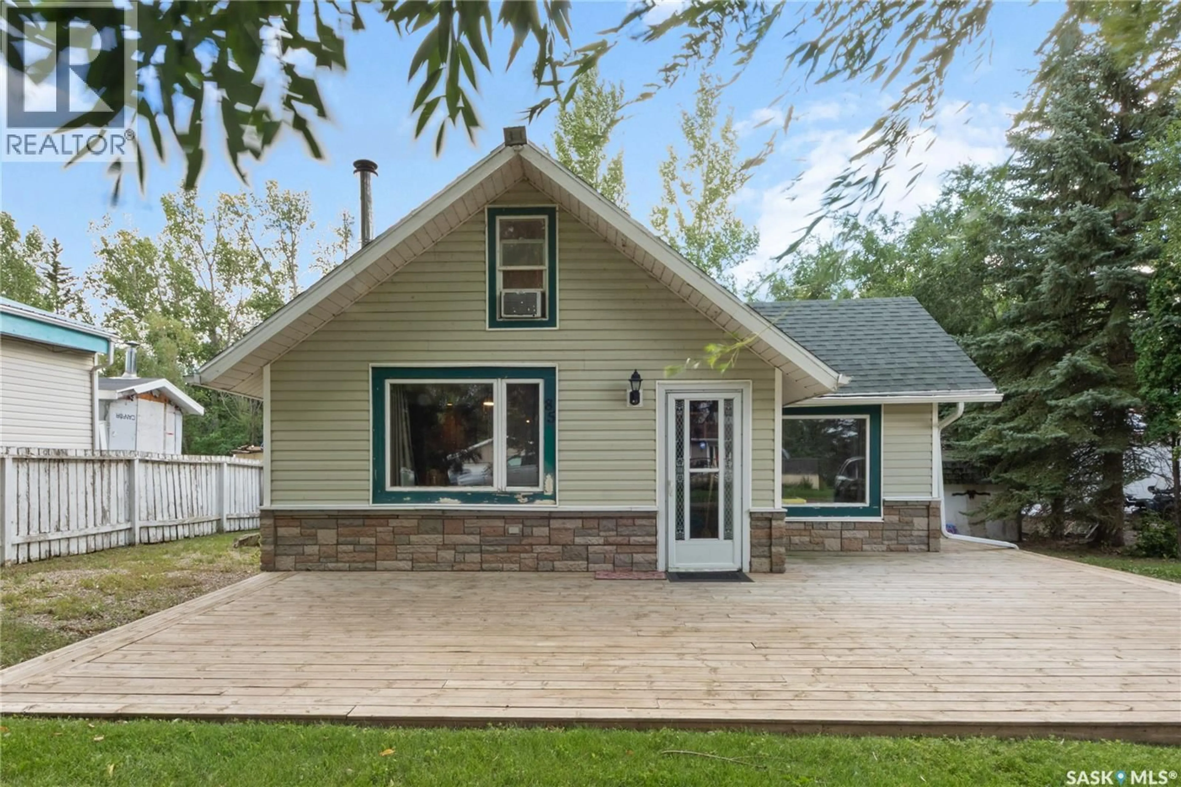 Home with vinyl exterior material, street for 85 PROCTER DRIVE, Shields Saskatchewan S0K1K0
