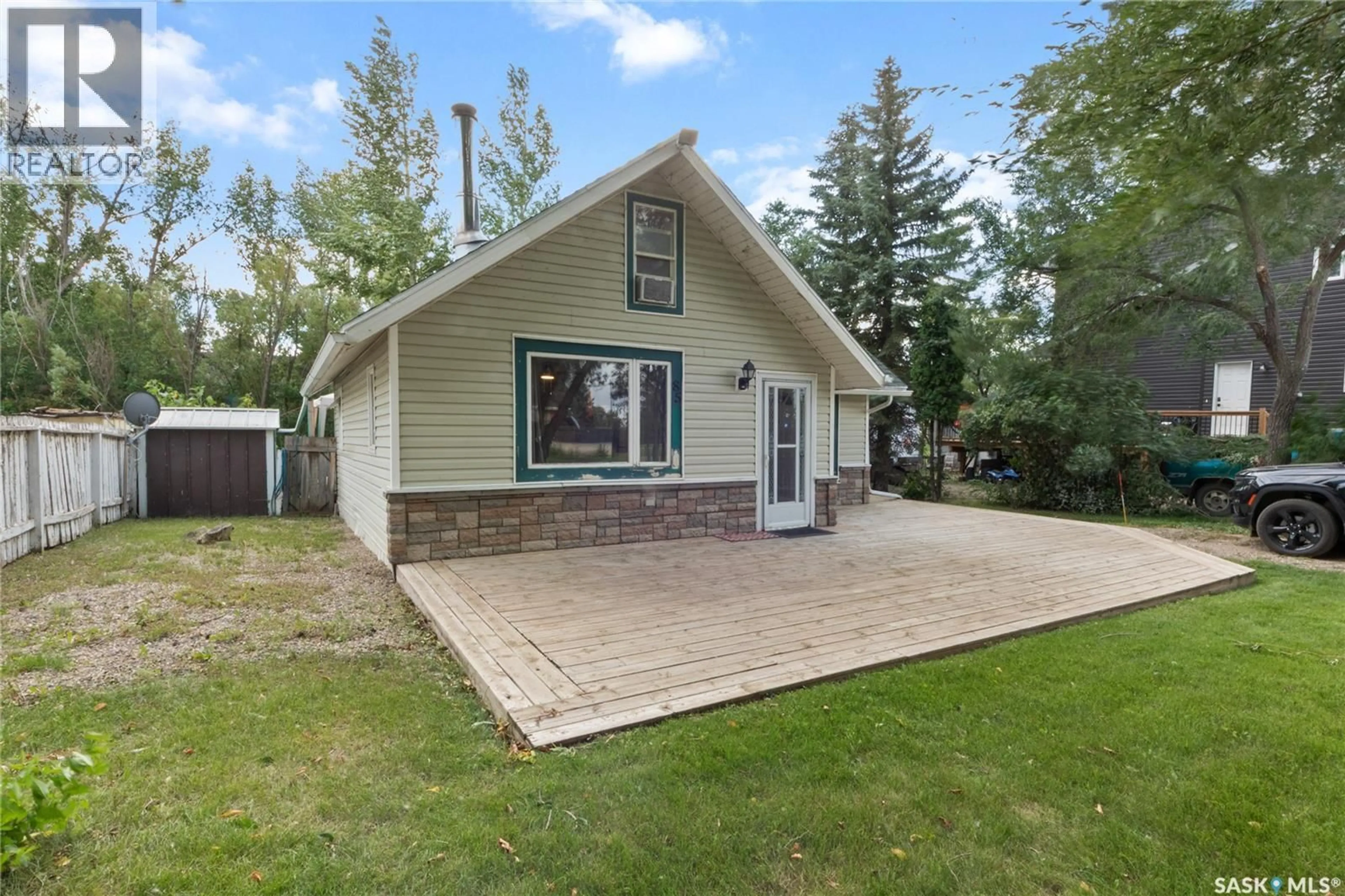 Home with vinyl exterior material, street for 85 PROCTER DRIVE, Shields Saskatchewan S0K1K0