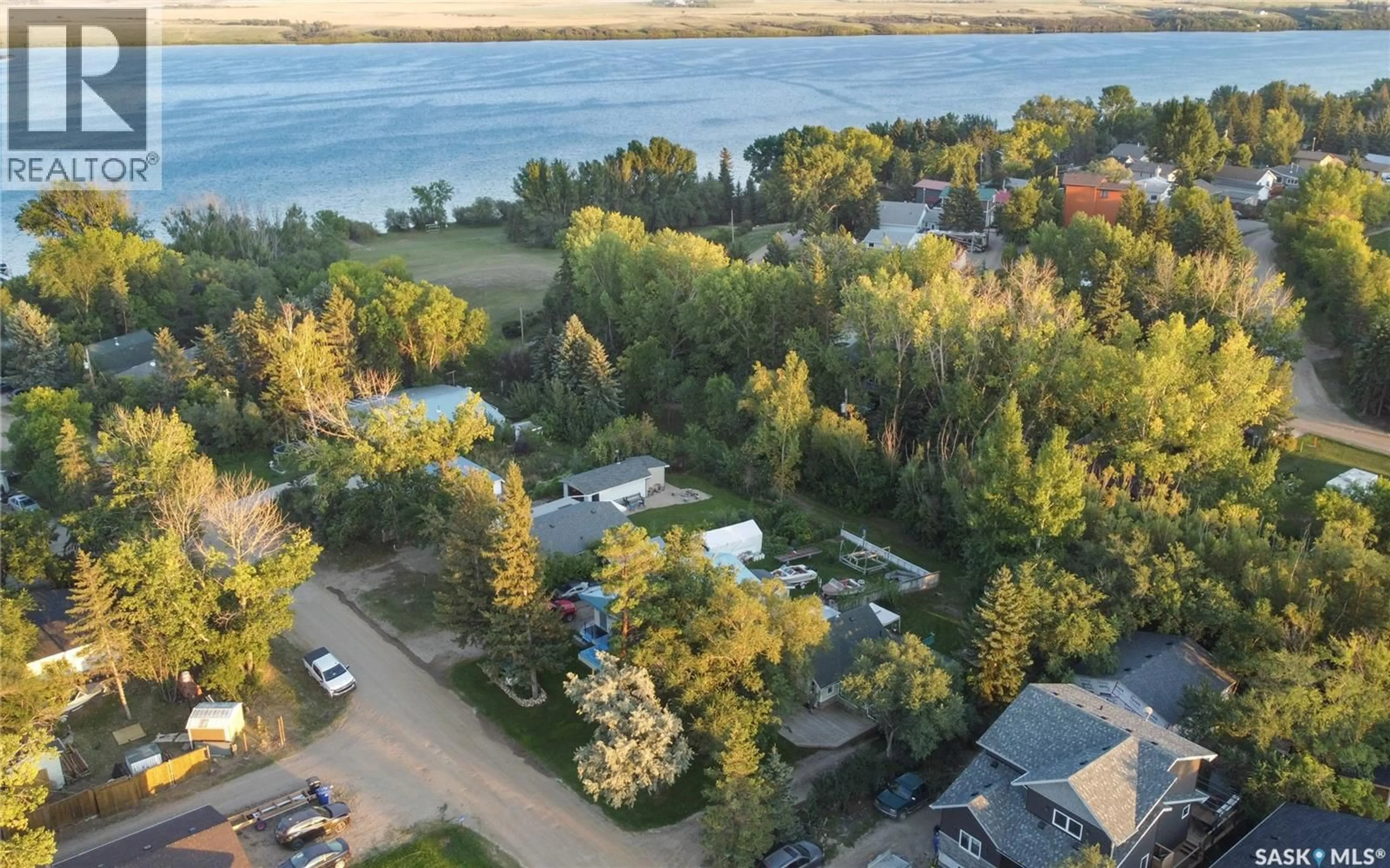 A pic from outside/outdoor area/front of a property/back of a property/a pic from drone, water/lake/river/ocean view for 85 PROCTER DRIVE, Shields Saskatchewan S0K1K0