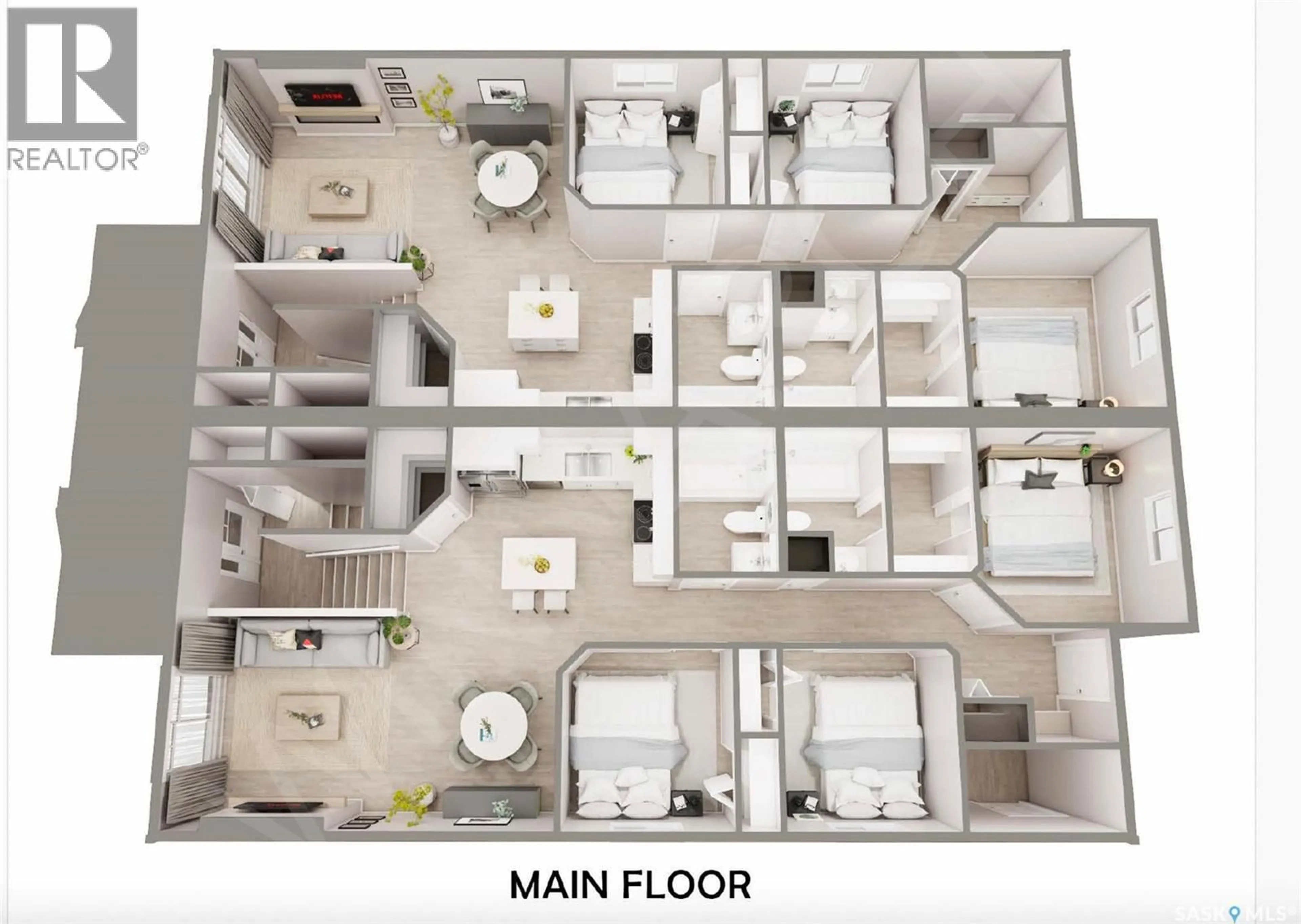 Floor plan for 107 TASKAMANWA STREET, Saskatoon Saskatchewan S7V1X3