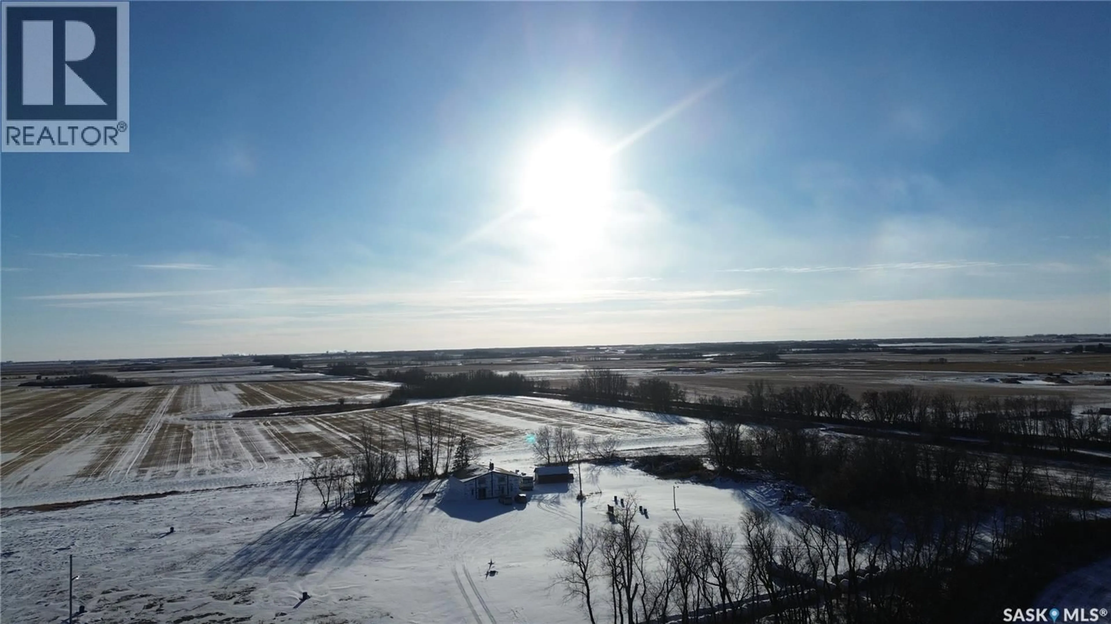 A pic from outside/outdoor area/front of a property/back of a property/a pic from drone, water/lake/river/ocean view for 15 MIN NW FROM YORKTON ACREAGE, Orkney Rm No. 244 Saskatchewan S3N4K1