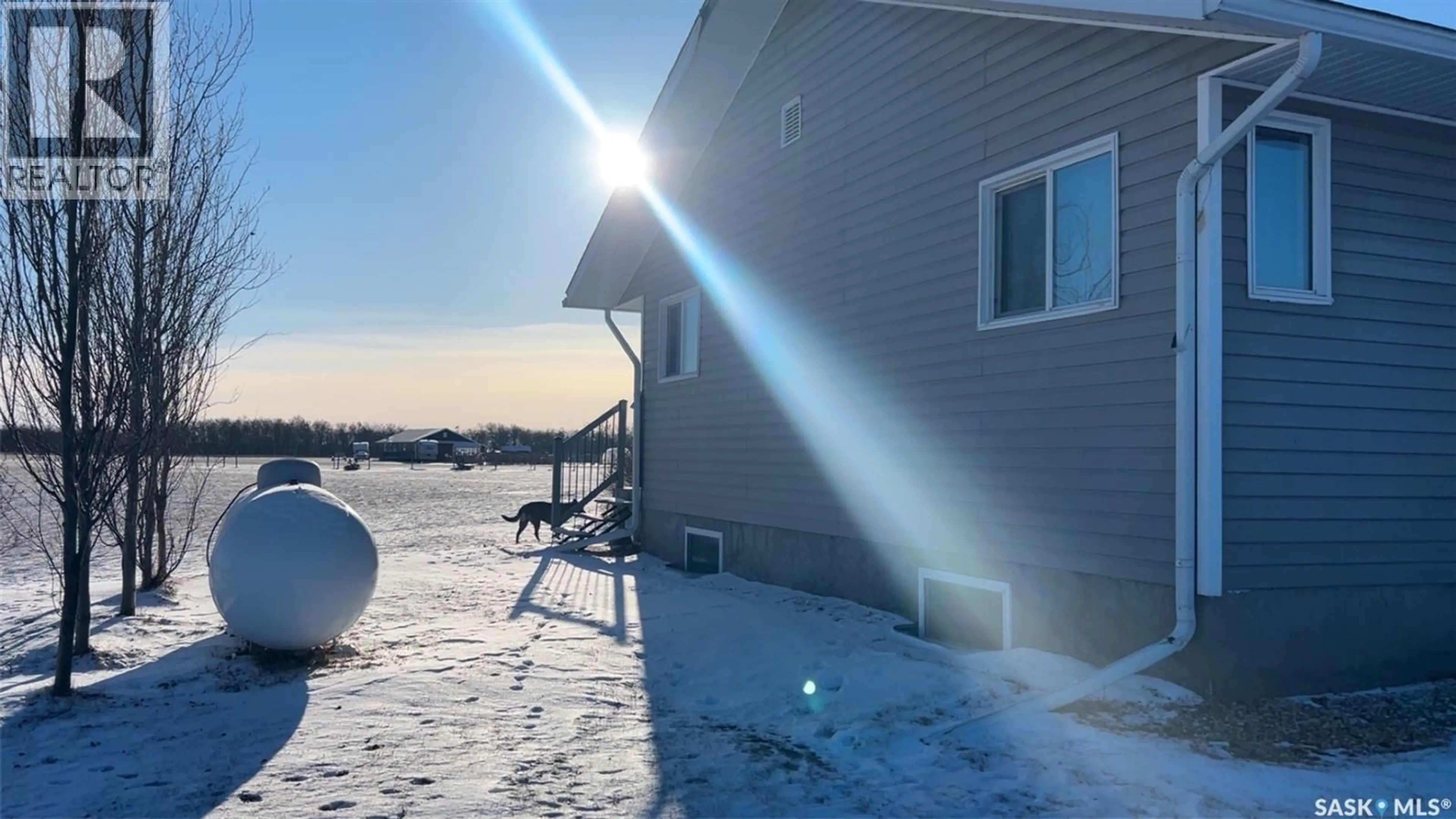 A pic from outside/outdoor area/front of a property/back of a property/a pic from drone, water/lake/river/ocean view for GARDNER DREAM ACREAGE, Preeceville Rm No. 334 Saskatchewan S0A3B0