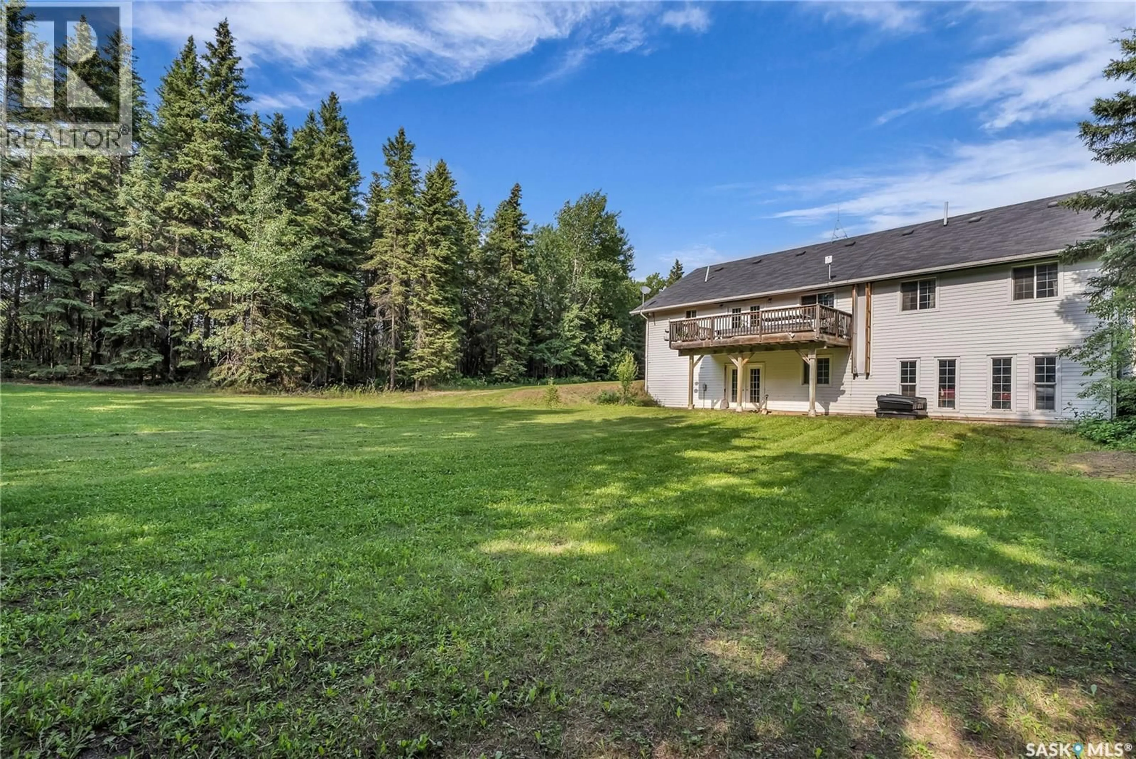 A pic from outside/outdoor area/front of a property/back of a property/a pic from drone, forest/trees view for GUSTAFSON ACREAGE, Paddockwood Rm No. 520 Saskatchewan S0J0N0
