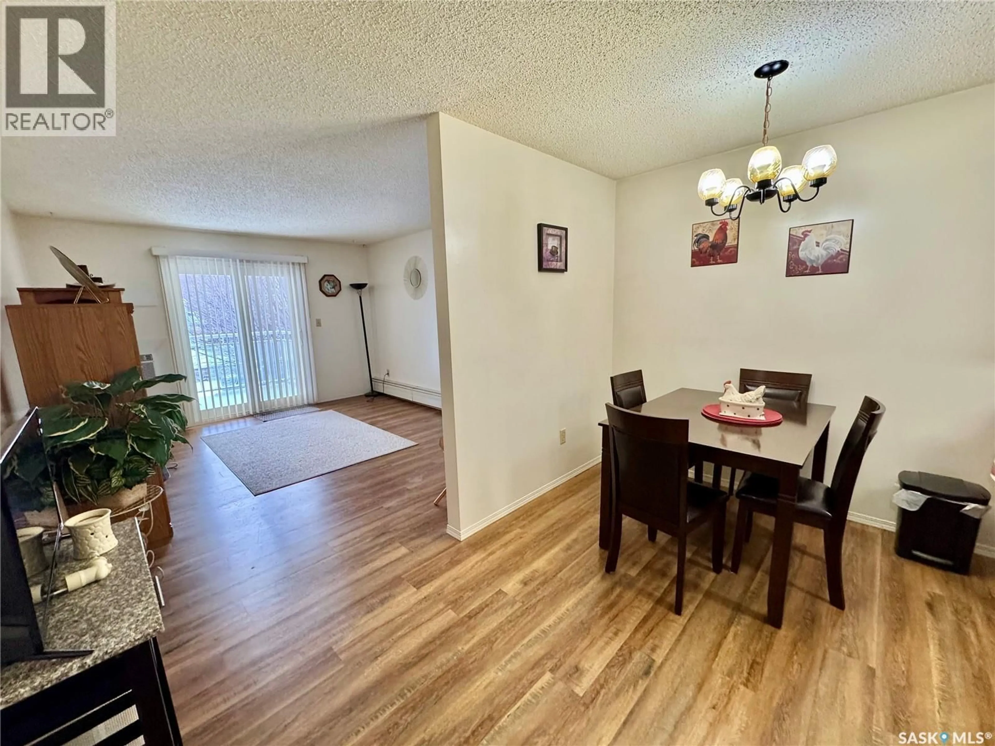 Dining room, wood/laminate floor for W - 203 66 19TH STREET, Prince Albert Saskatchewan S6V7T6
