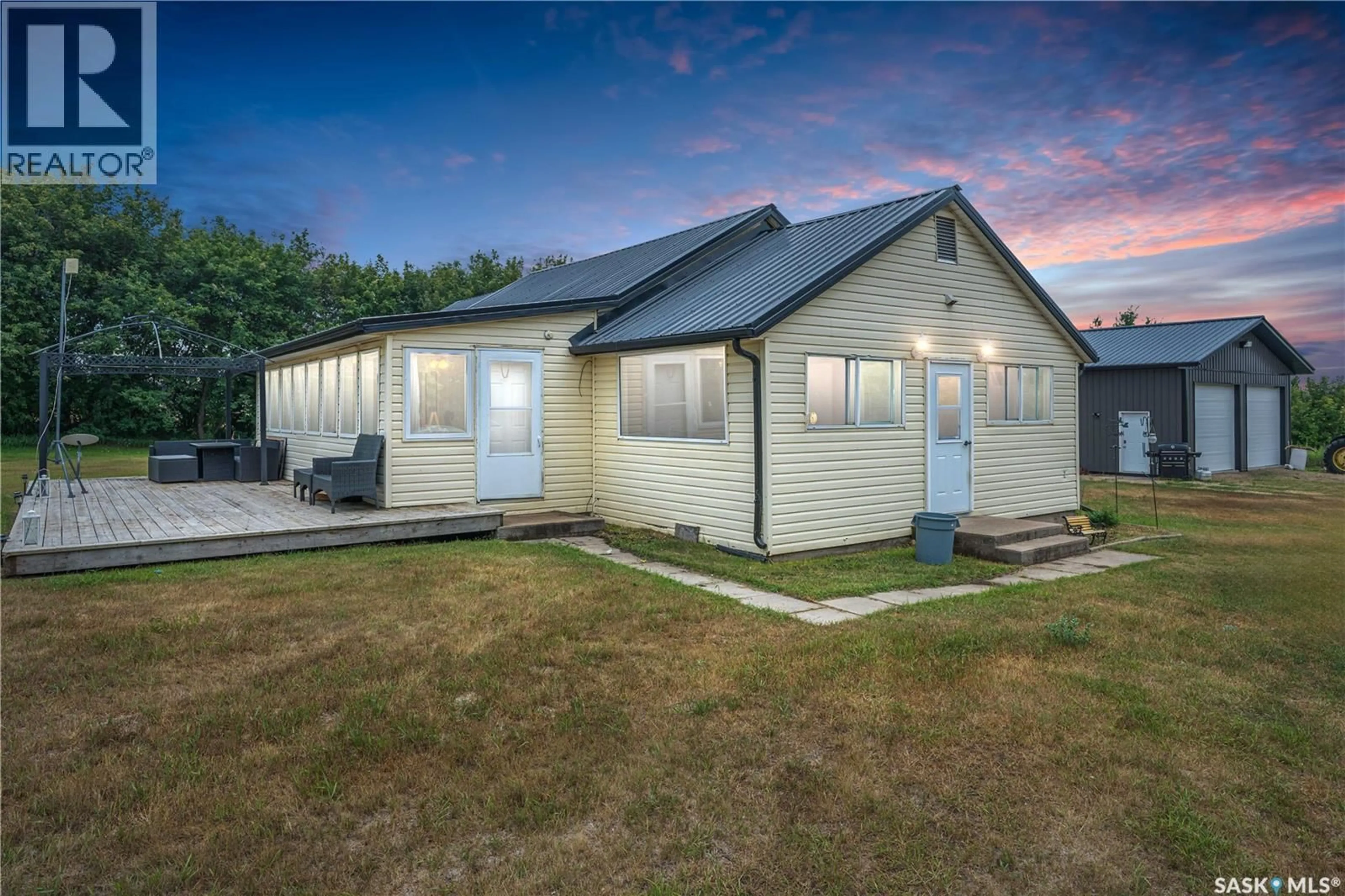 A pic from outside/outdoor area/front of a property/back of a property/a pic from drone, street for SMITH HONOROSKI ACREAGE, Leask Rm No. 464 Saskatchewan S0J2E0