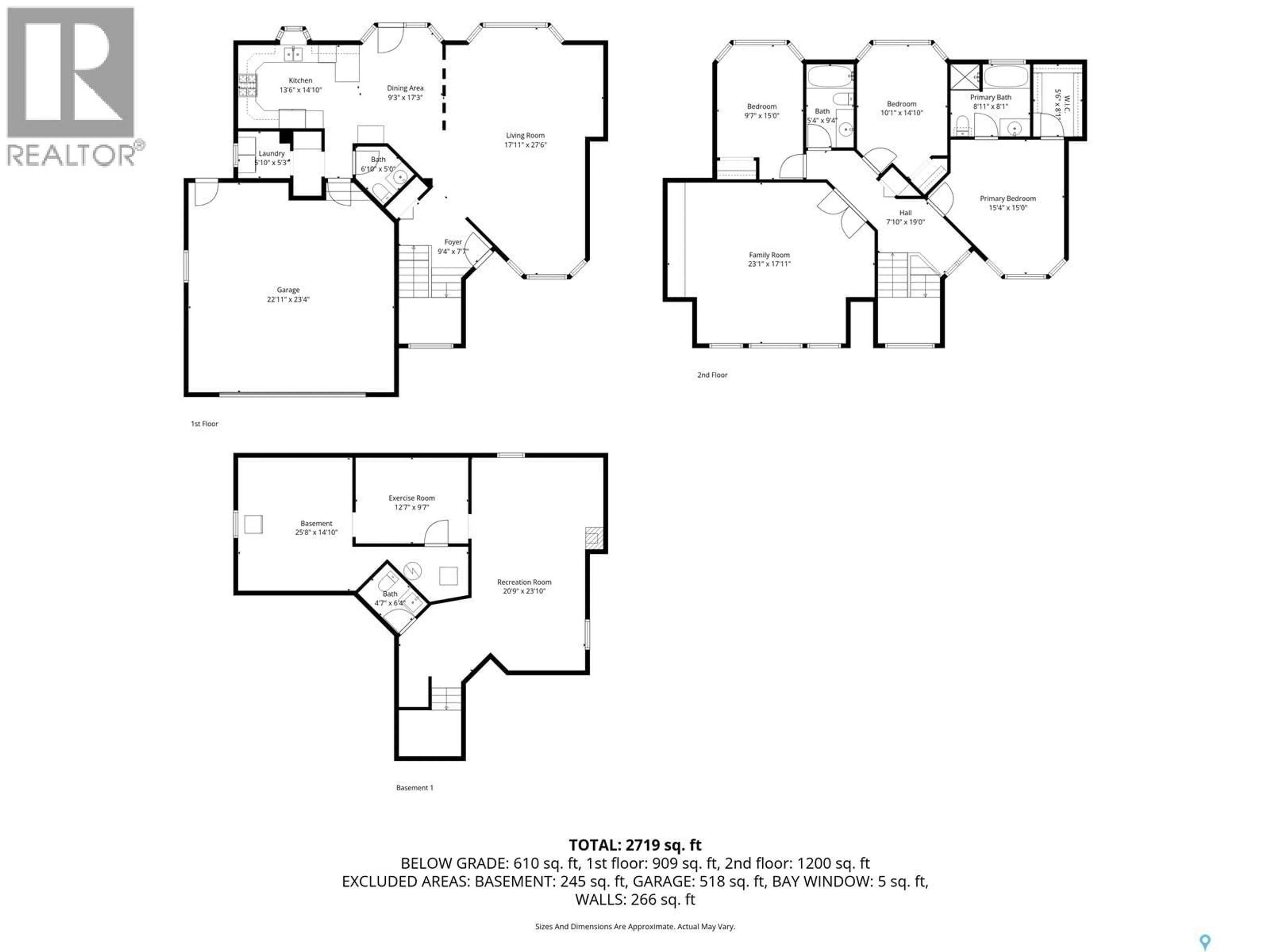 Floor plan for 2010 ASSINIBOINE AVENUE, Regina Saskatchewan S4V2E2