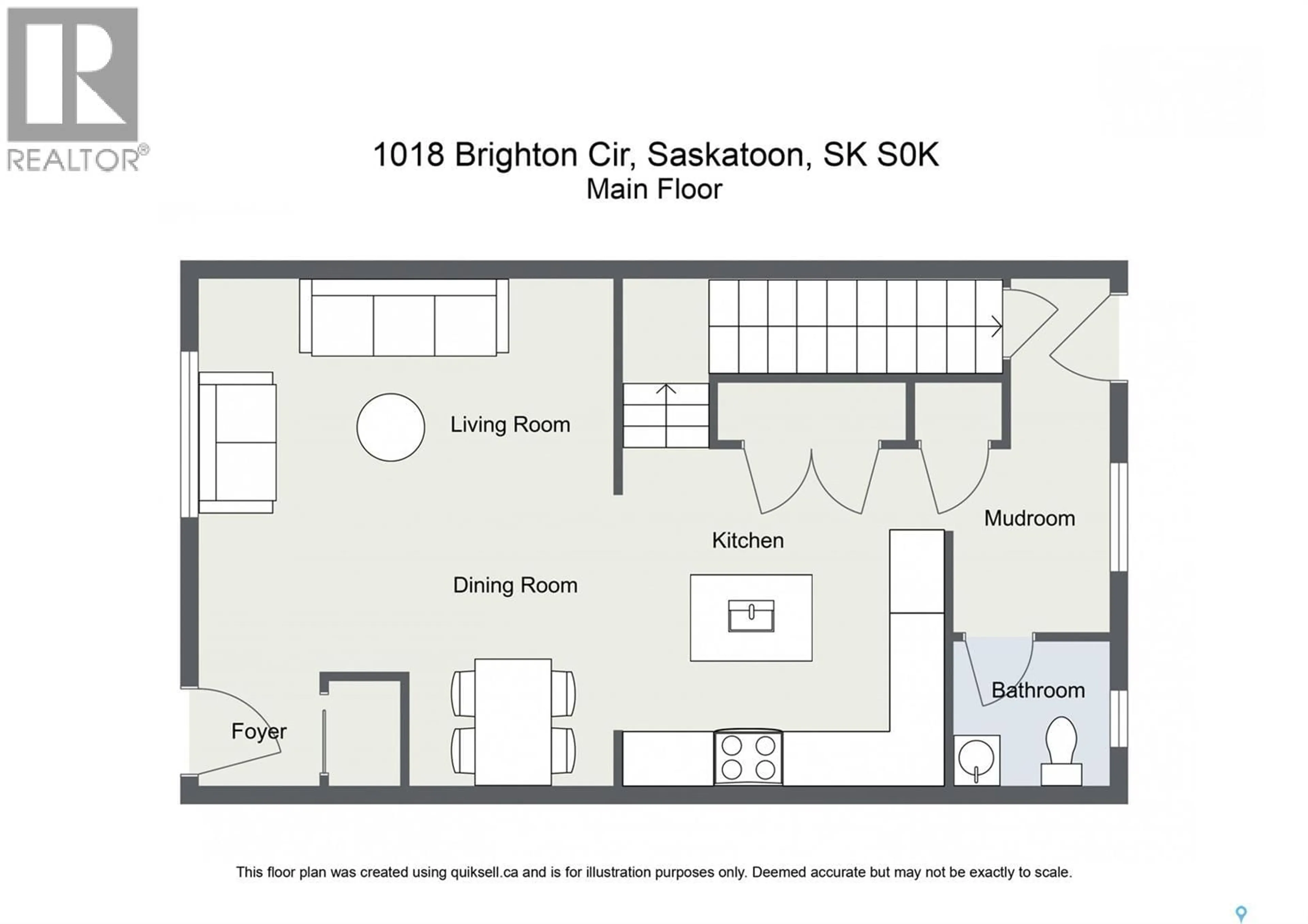 Floor plan for 4018 BRIGHTON CIRCLE, Saskatoon Saskatchewan S7V0M4