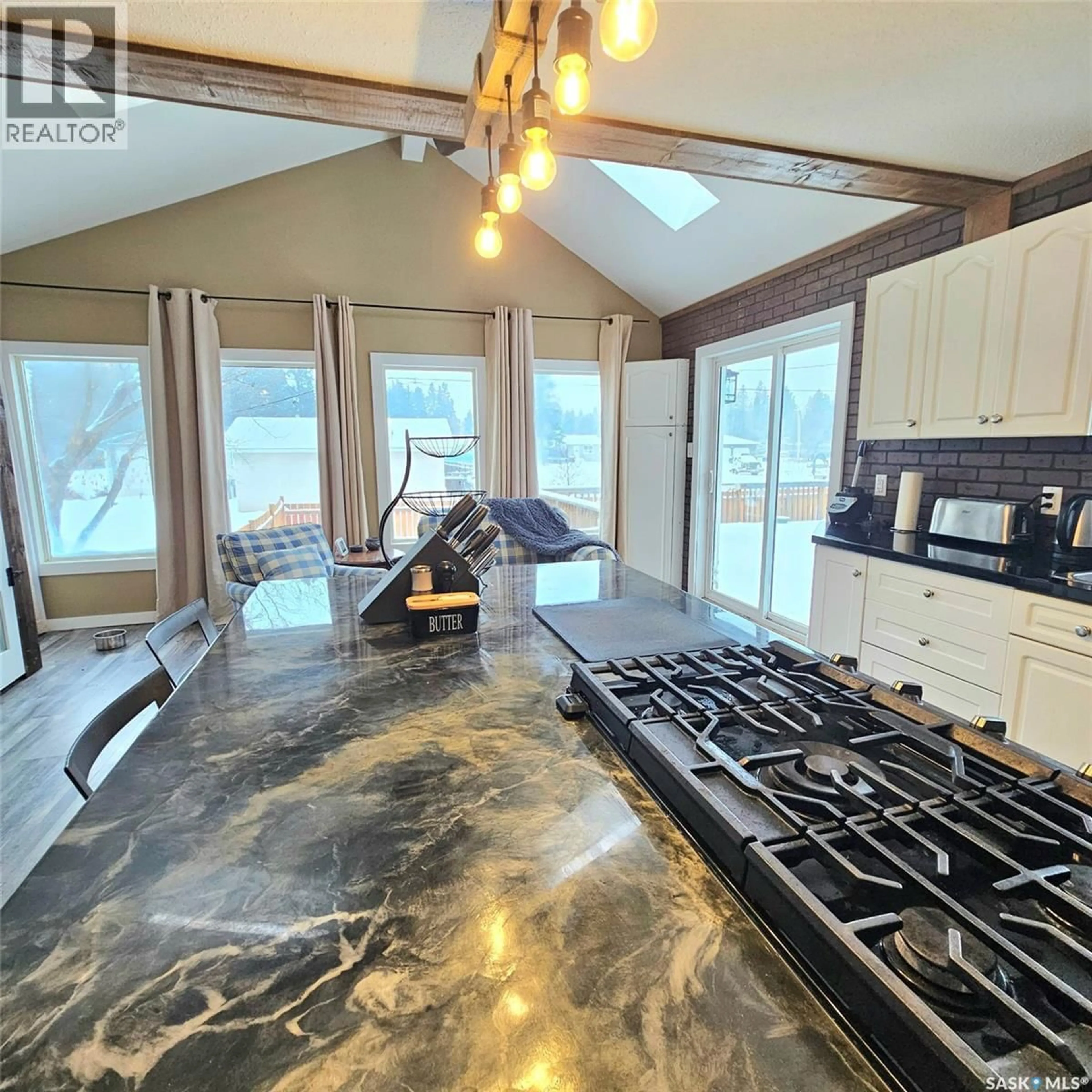 Open concept kitchen, unknown for 201 7TH STREET, Choiceland Saskatchewan S0J0M0