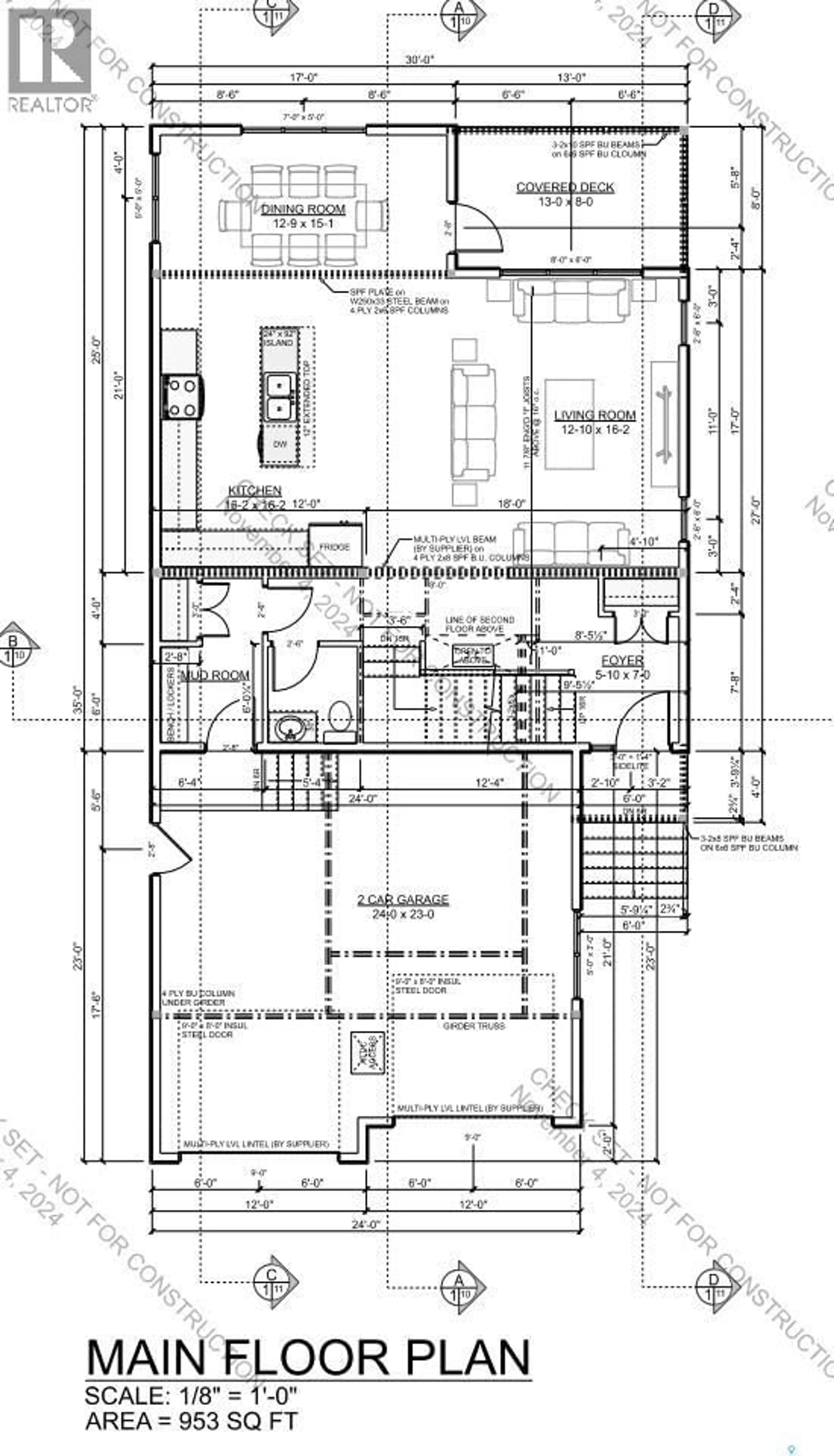 Floor plan for 435 SHARMA CRESCENT, Saskatoon Saskatchewan S7W0Y4