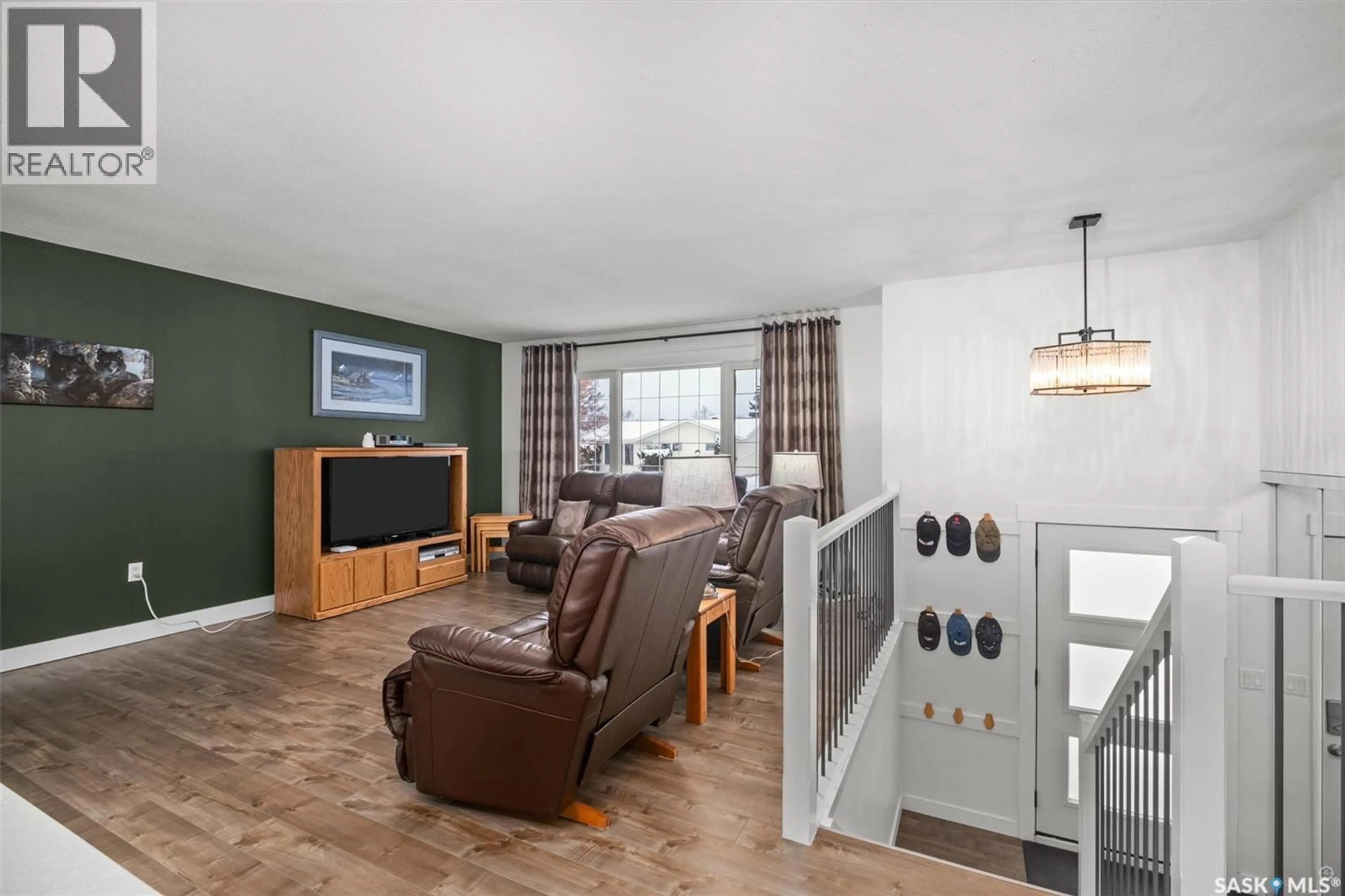 Living room with furniture, unknown for 975 SANDERSON CRESCENT, Prince Albert Saskatchewan S6V6L2