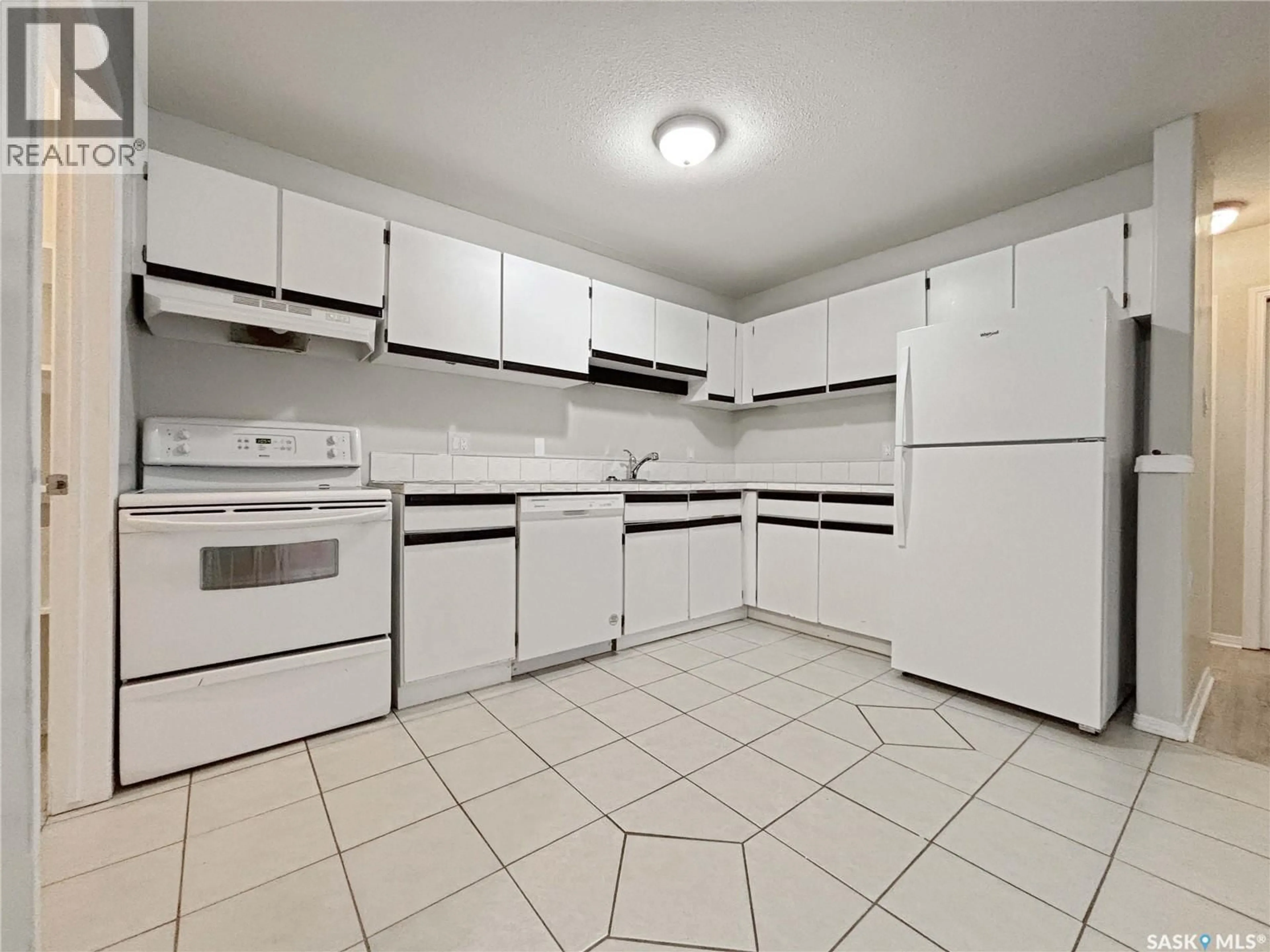 Standard kitchen, ceramic/tile floor for B03 - 245 KINGSMERE BOULEVARD, Saskatoon Saskatchewan S7J4J6