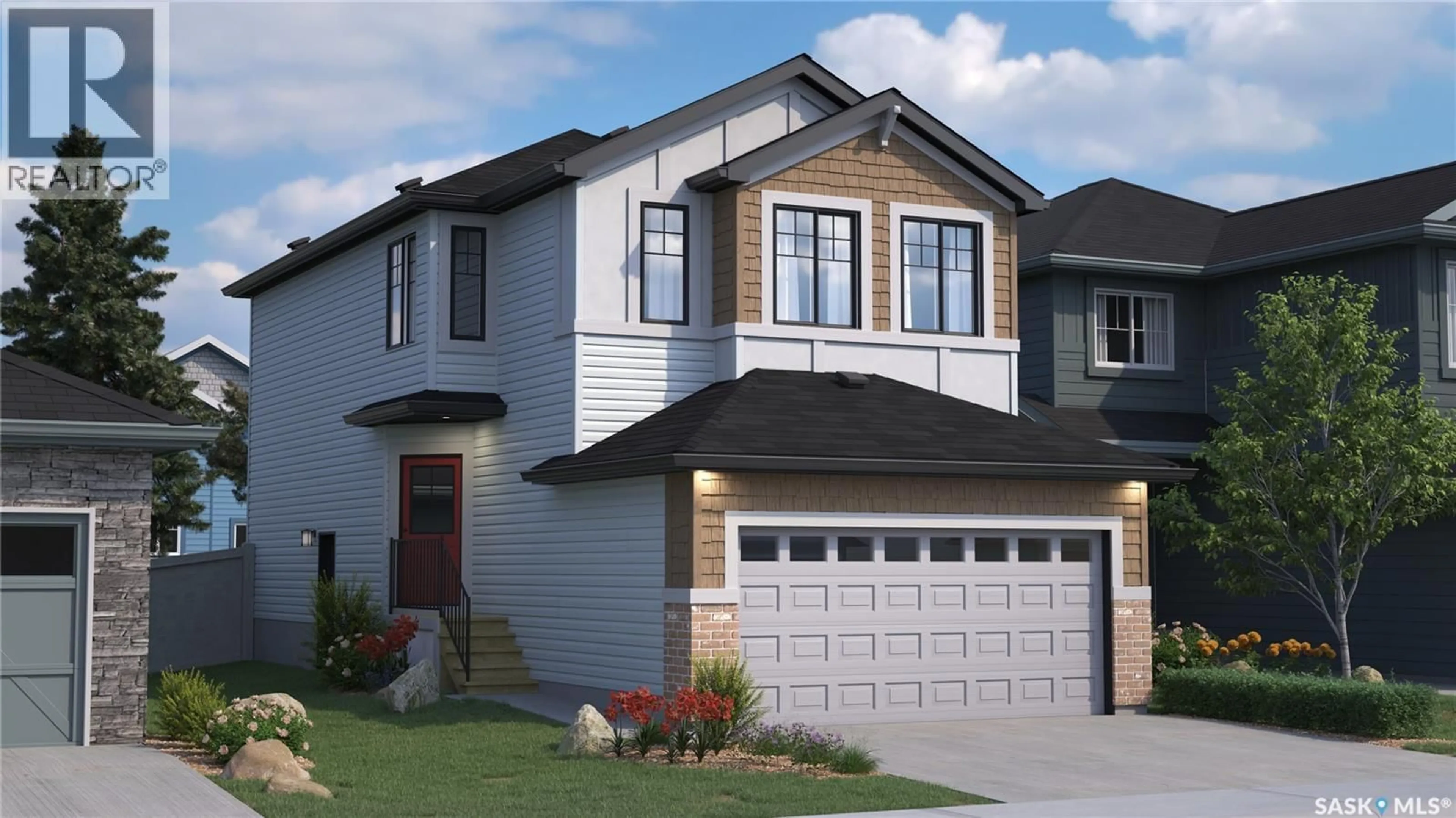 Home with vinyl exterior material, street for 117 YUEL CRESCENT, Saskatoon Saskatchewan S7W1L1