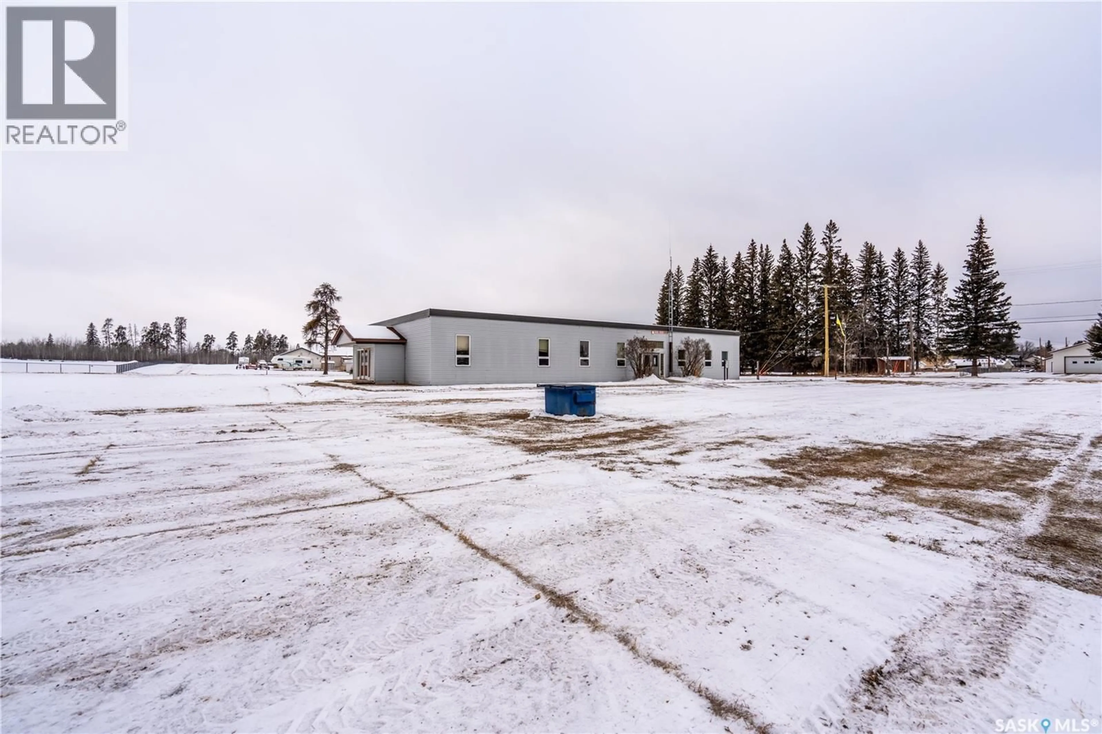 A pic from outside/outdoor area/front of a property/back of a property/a pic from drone, building for 198 1ST AVENUE, Pierceland Saskatchewan S0M2K0