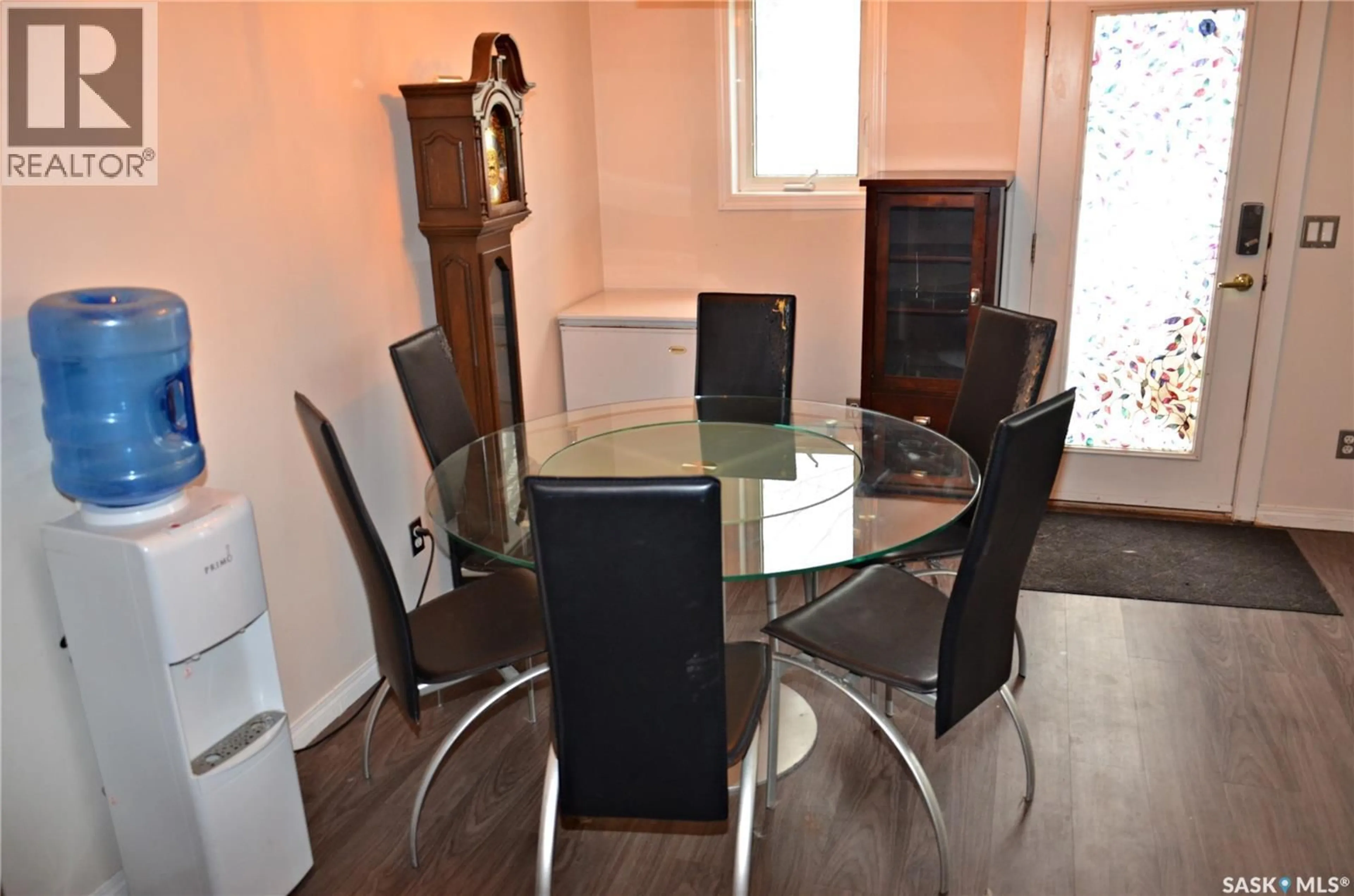Dining room, wood/laminate floor for 223 LOCHRIE CRESCENT, Saskatoon Saskatchewan S7M5E3
