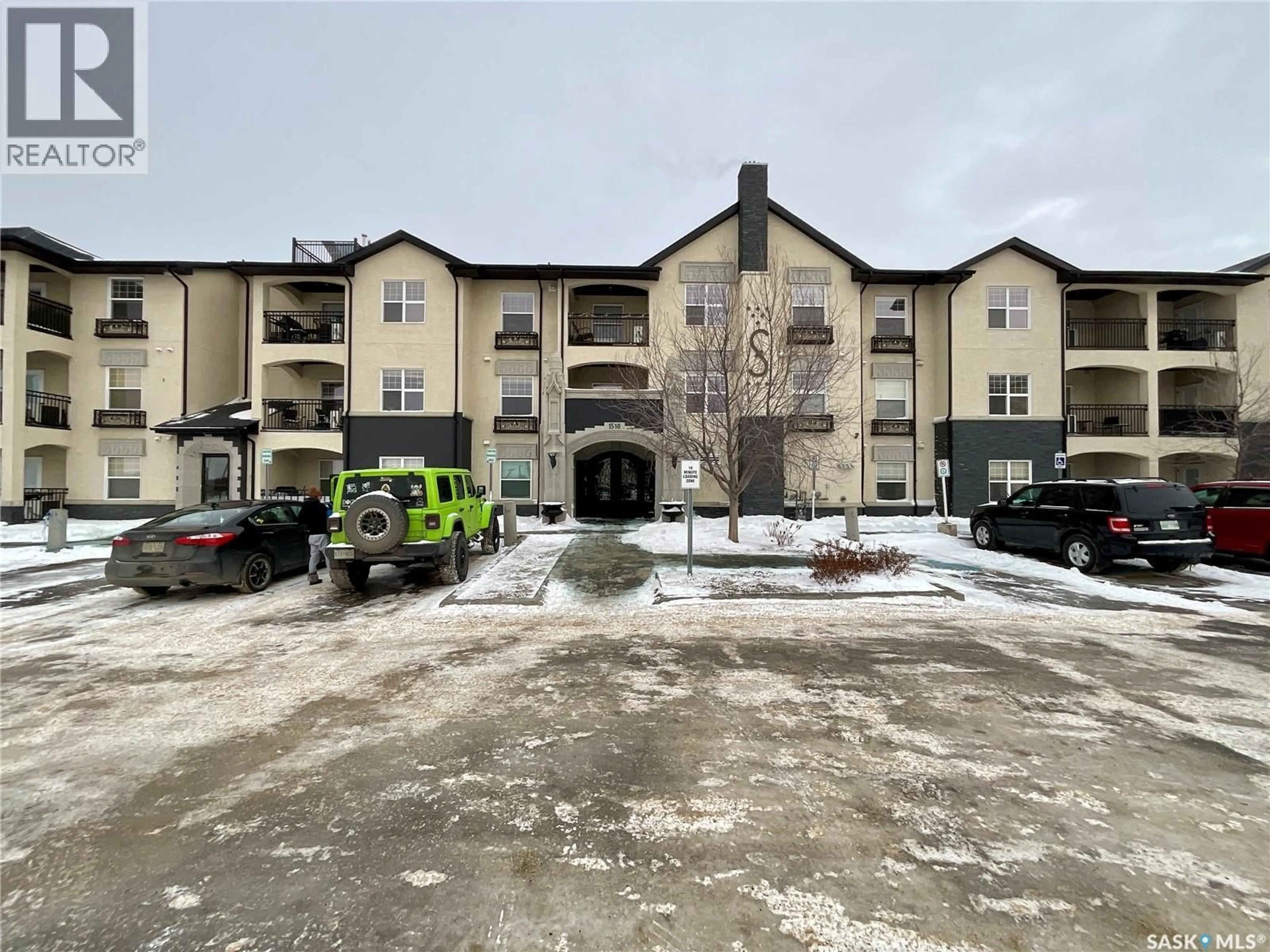 A pic from outside/outdoor area/front of a property/back of a property/a pic from drone, building for 312 - 1510 NEVILLE DRIVE, Regina Saskatchewan S4Z0A3