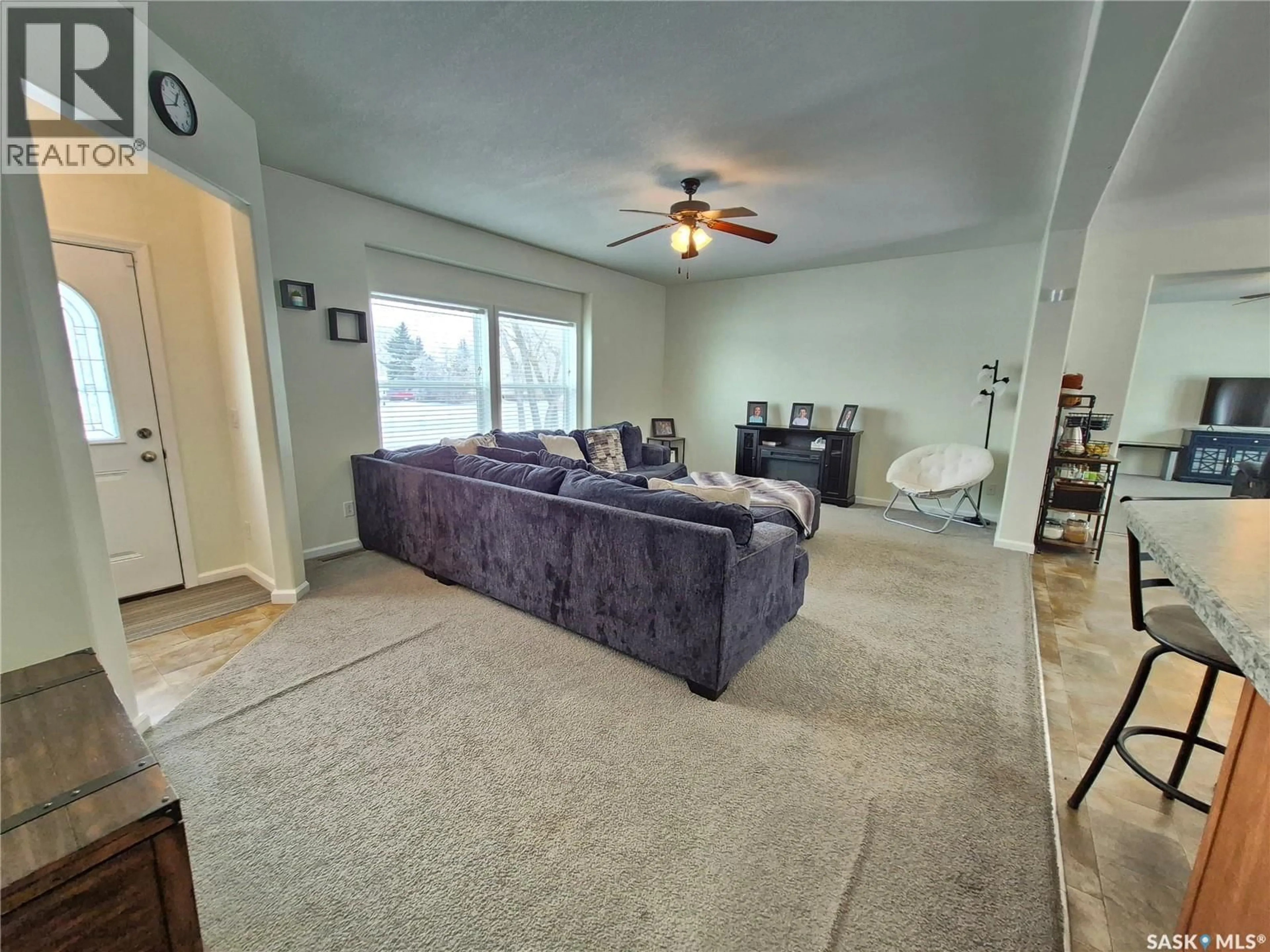 Living room with furniture, unknown for 202 SASKATCHEWAN AVENUE, Pangman Saskatchewan S0C2C0