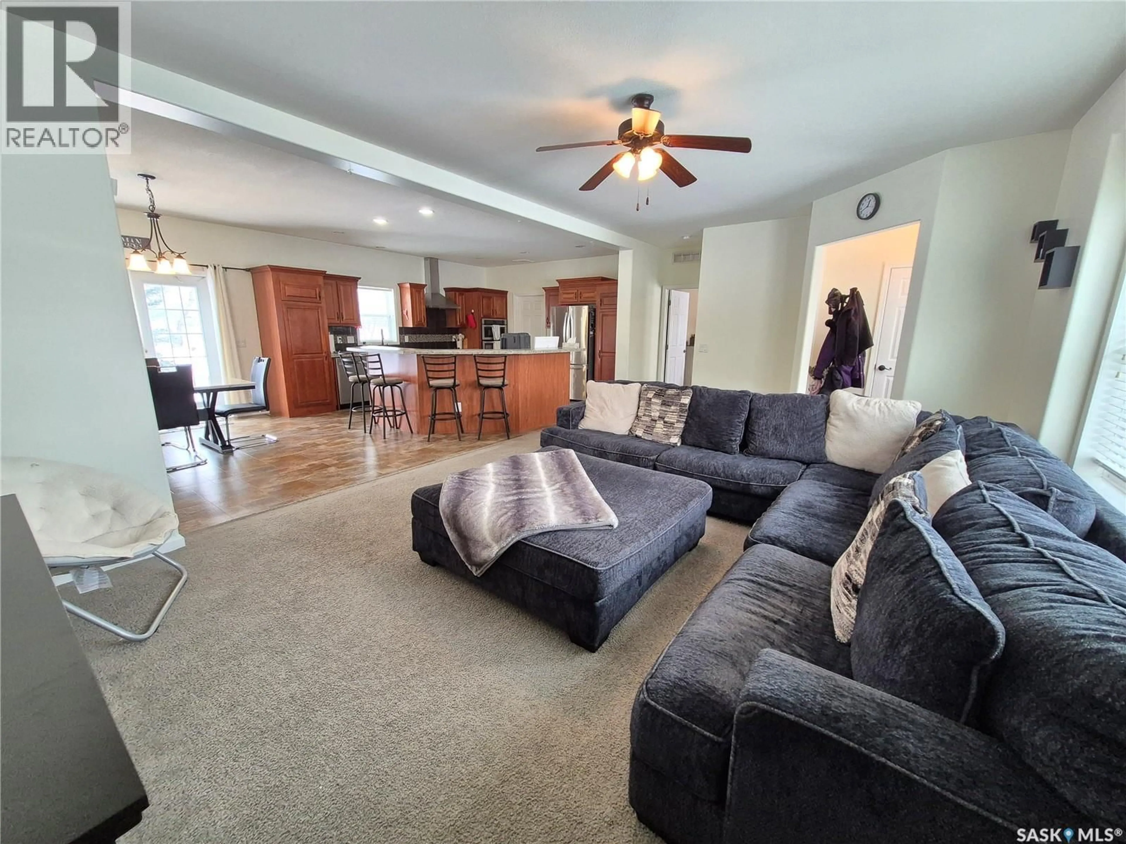 Living room with furniture, unknown for 202 SASKATCHEWAN AVENUE, Pangman Saskatchewan S0C2C0