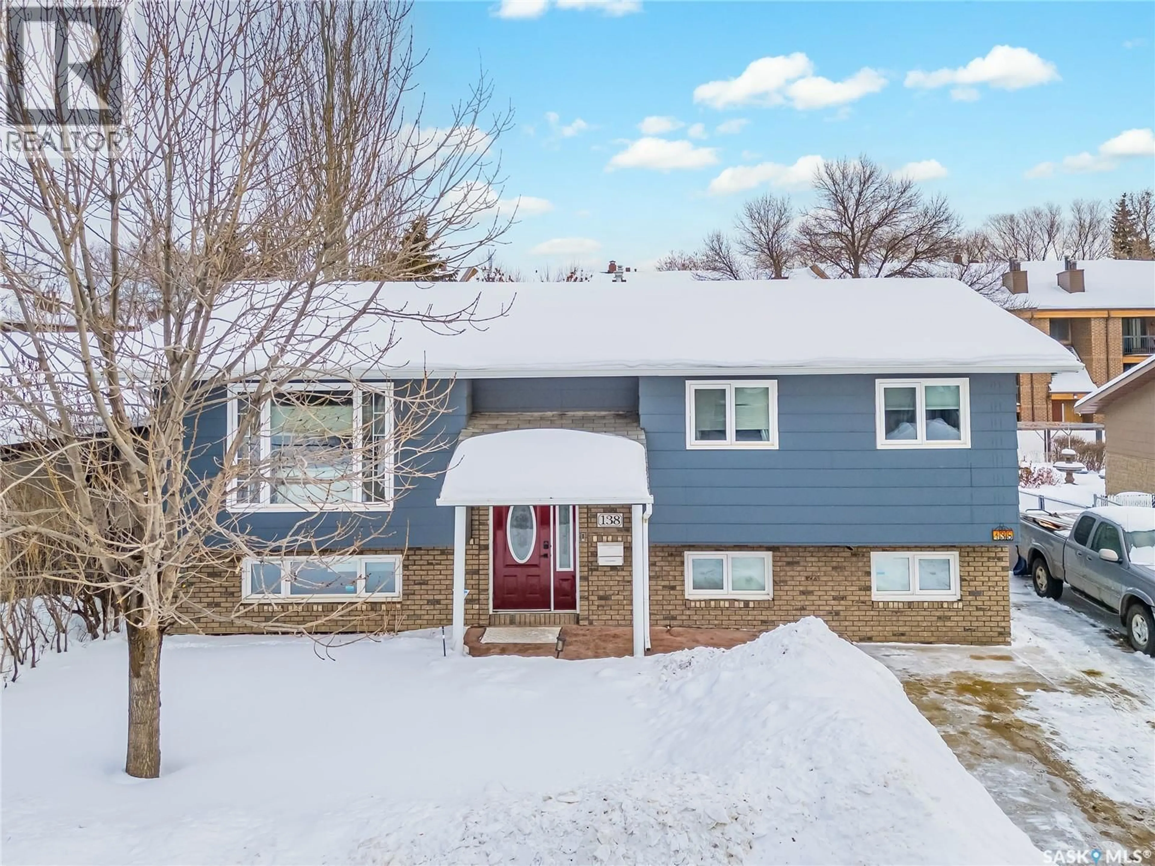 Home with vinyl exterior material, street for 138 STONE TERRACE, Saskatoon Saskatchewan S7M4J5