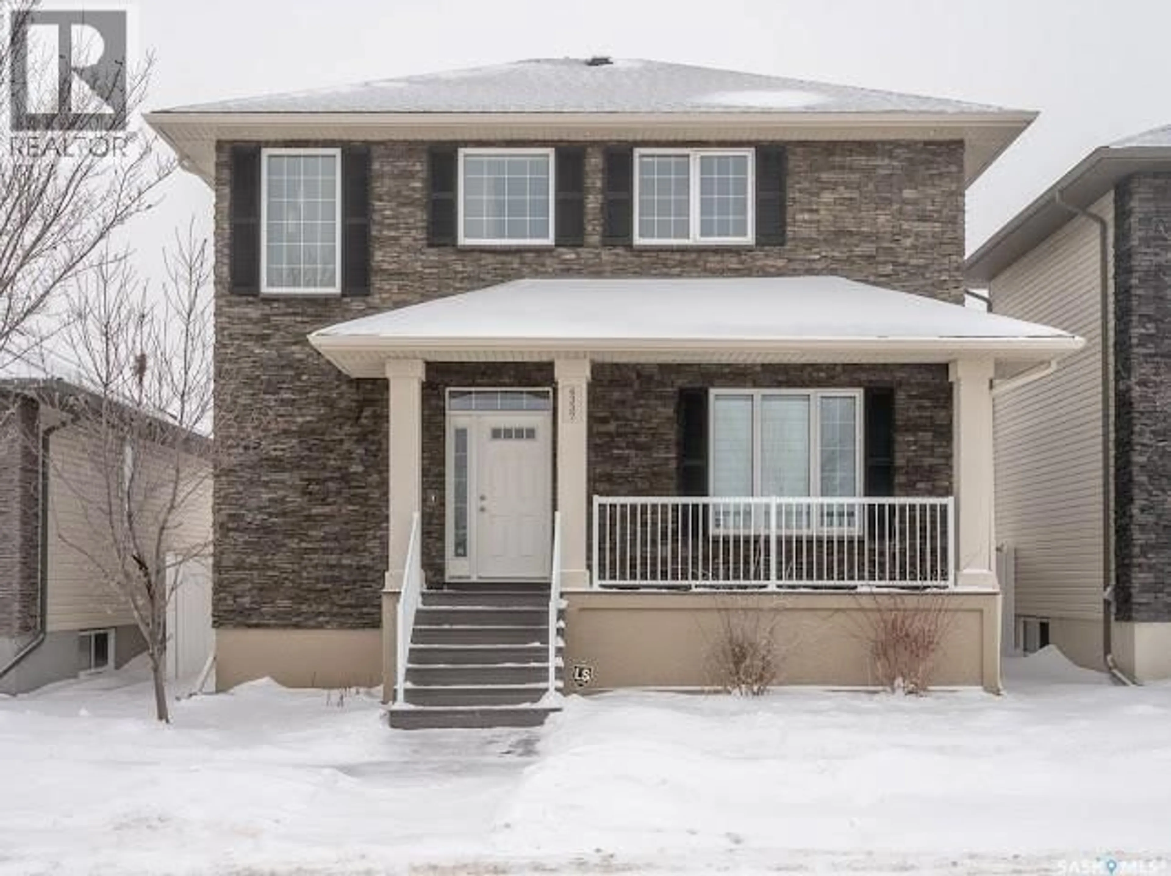 Home with brick exterior material, street for E - 4337 GREEN APPLE DRIVE, Regina Saskatchewan S4V1R3