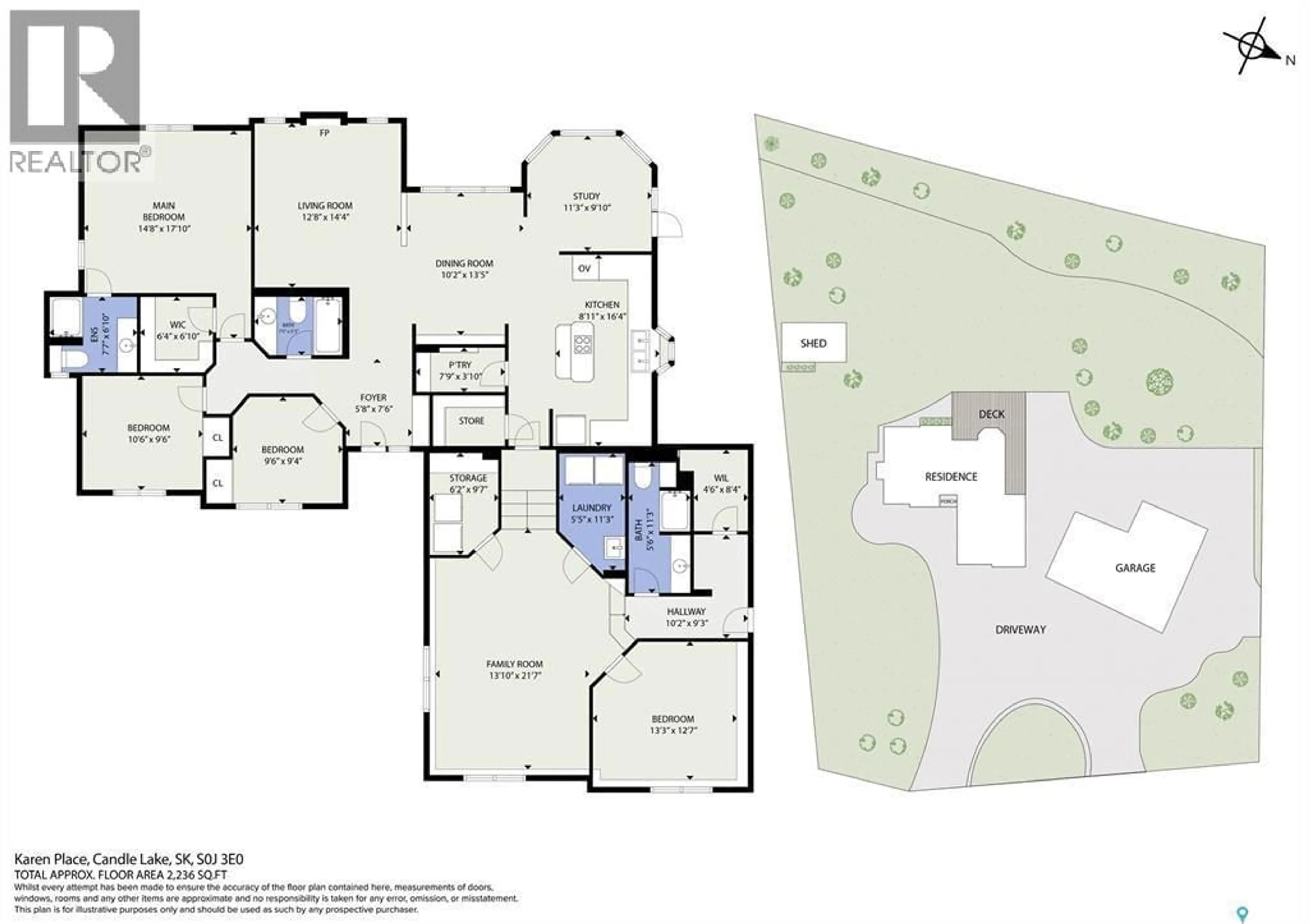 Floor plan for 3 KAREN PLACE, Candle Lake Saskatchewan S0J3E0