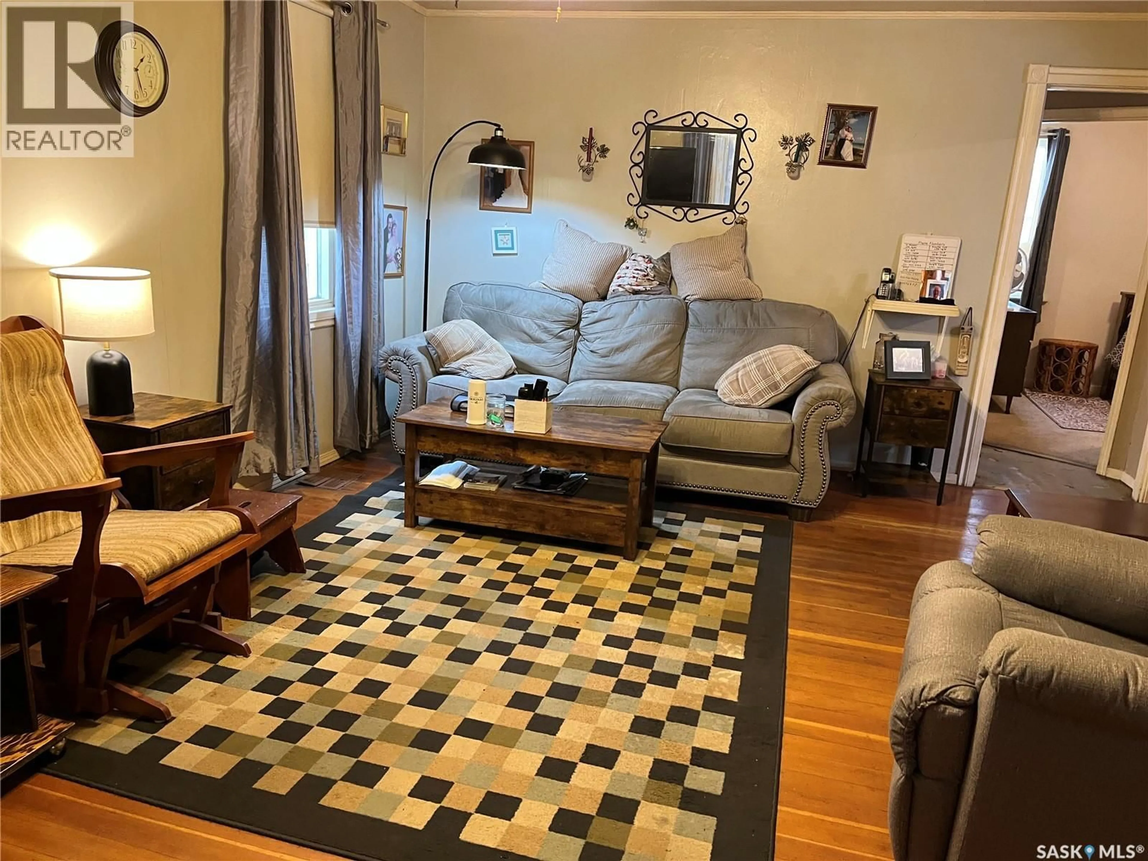 Living room with furniture, unknown for 219 1ST AVENUE, Gravelbourg Saskatchewan S0H1X0