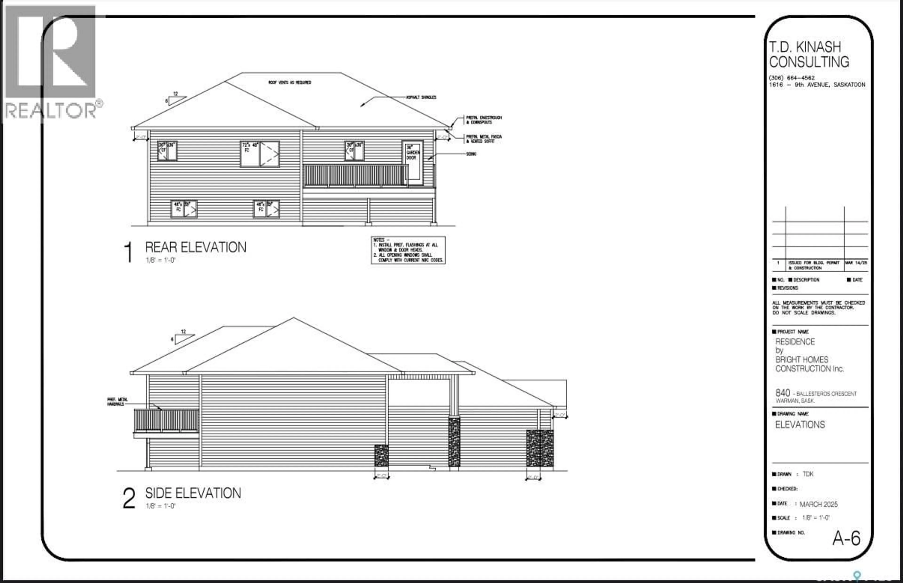 Floor plan for 840 BALLESTEROS CRESCENT, Warman Saskatchewan S0K4S4