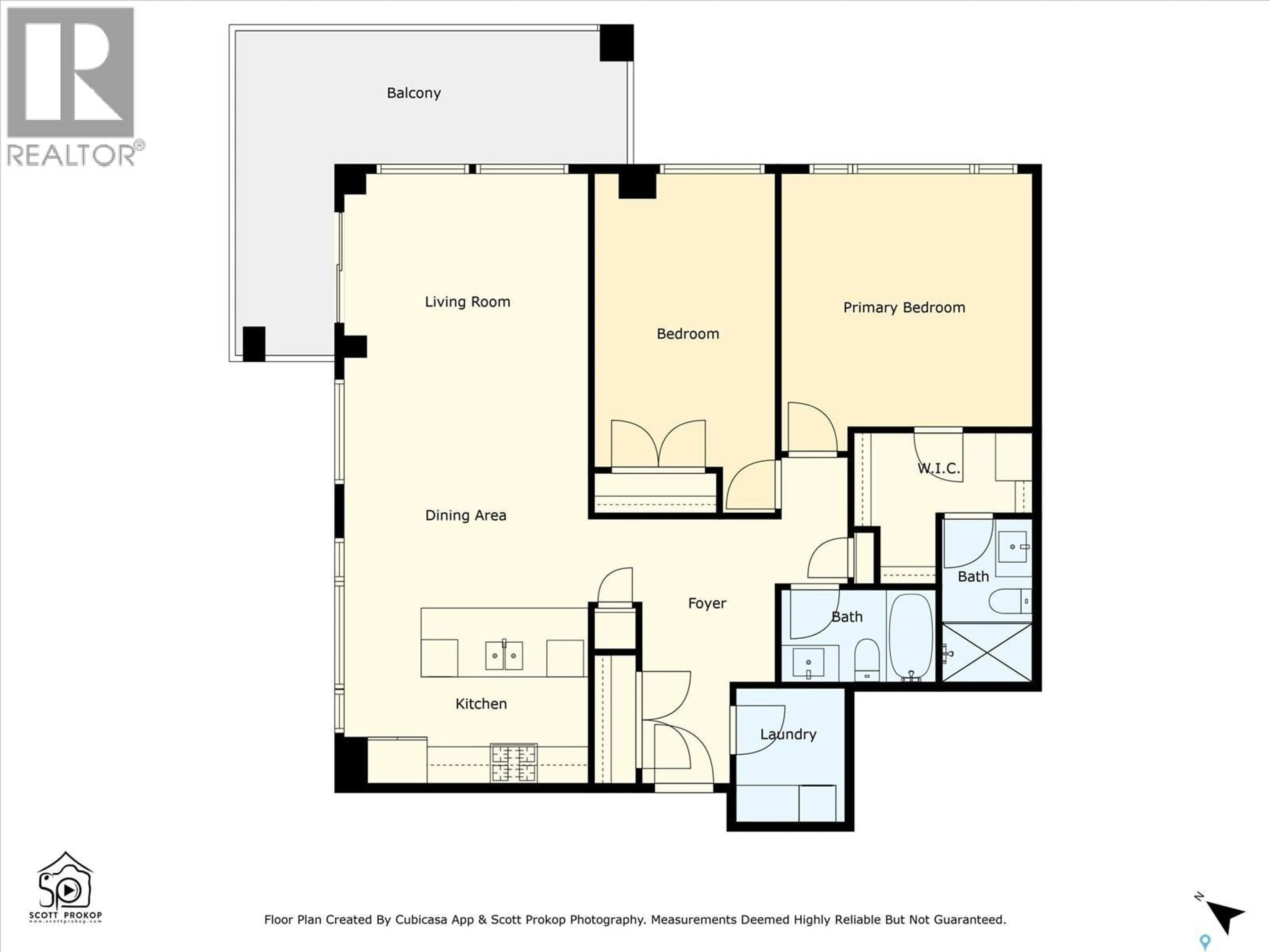 Floor plan for 306 - 404 CARTWRIGHT STREET, Saskatoon Saskatchewan S7T0W6