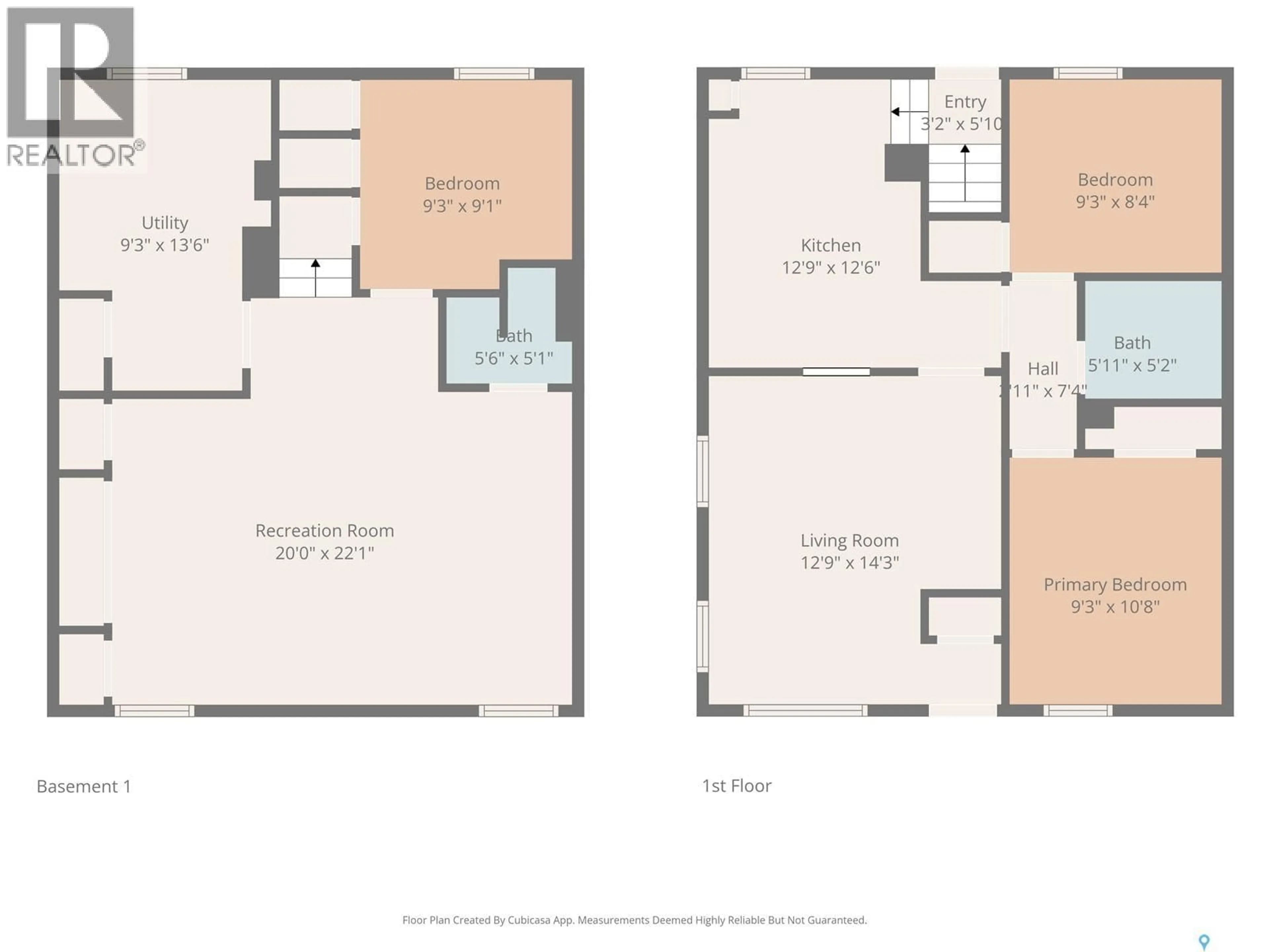 Floor plan for 215 ISABELLA STREET E, Saskatoon Saskatchewan S7J0B2