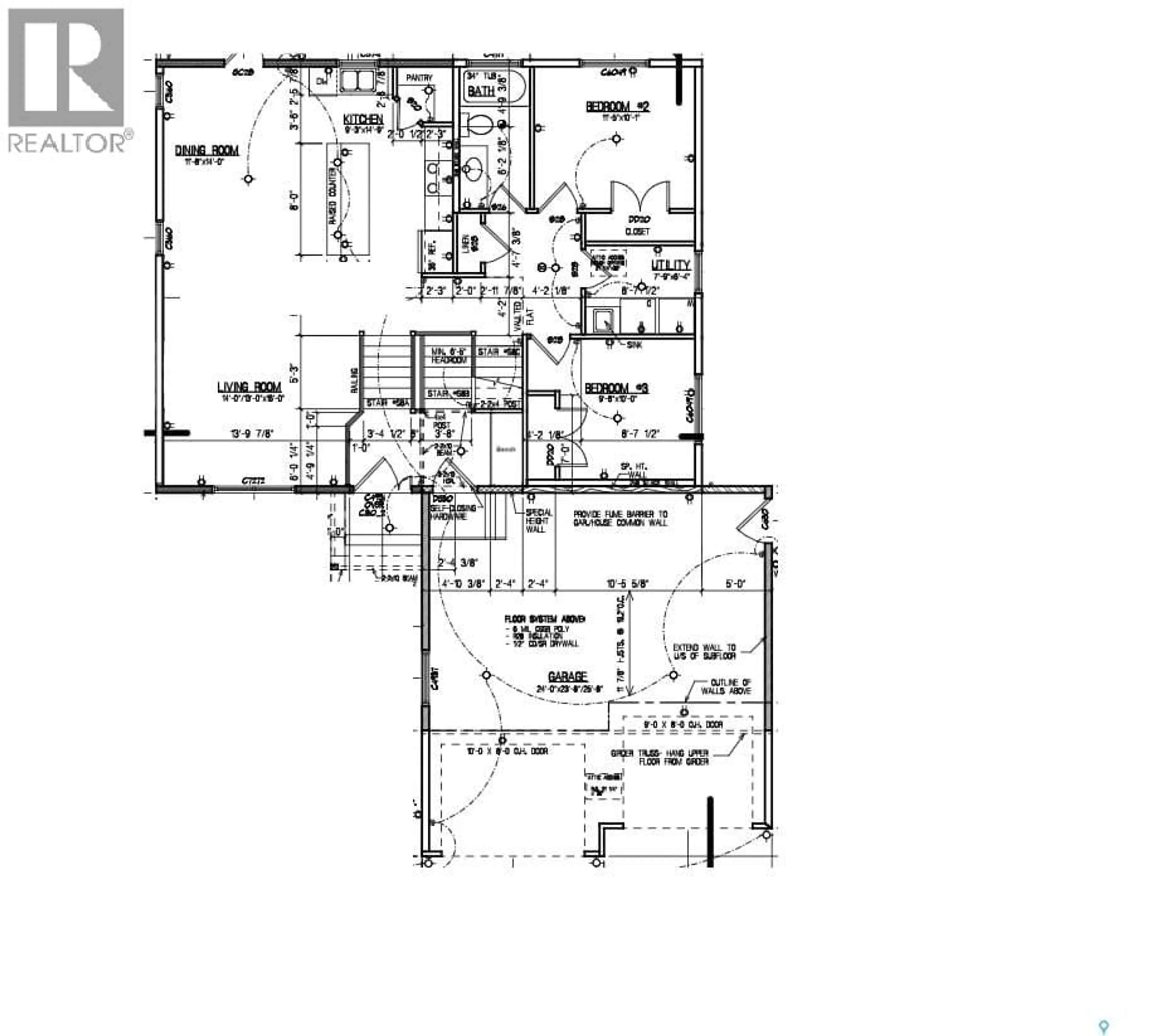 Floor plan for 812 BALLESTEROS CRESCENT, Warman Saskatchewan S0K4S4