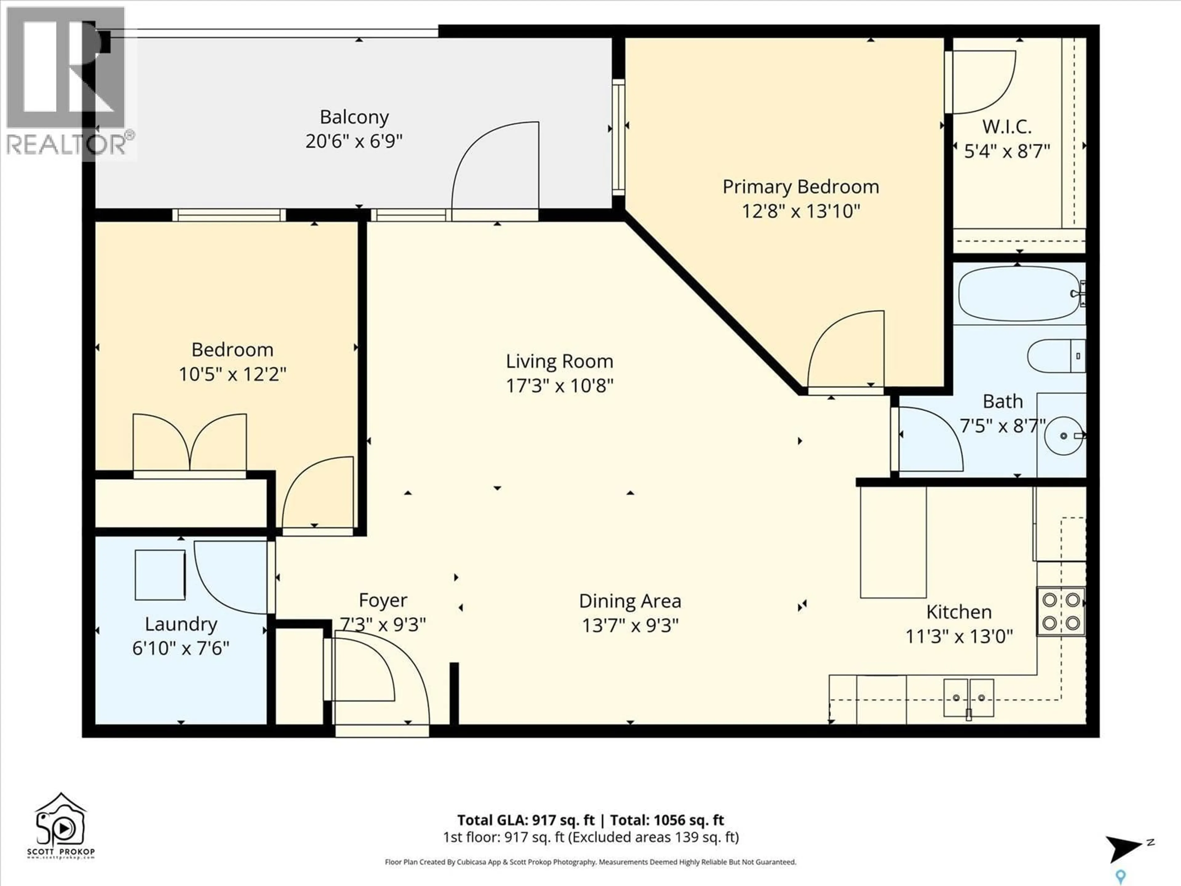 Floor plan for 112 130 PHELPS WAY, Saskatoon Saskatchewan S7V0K5