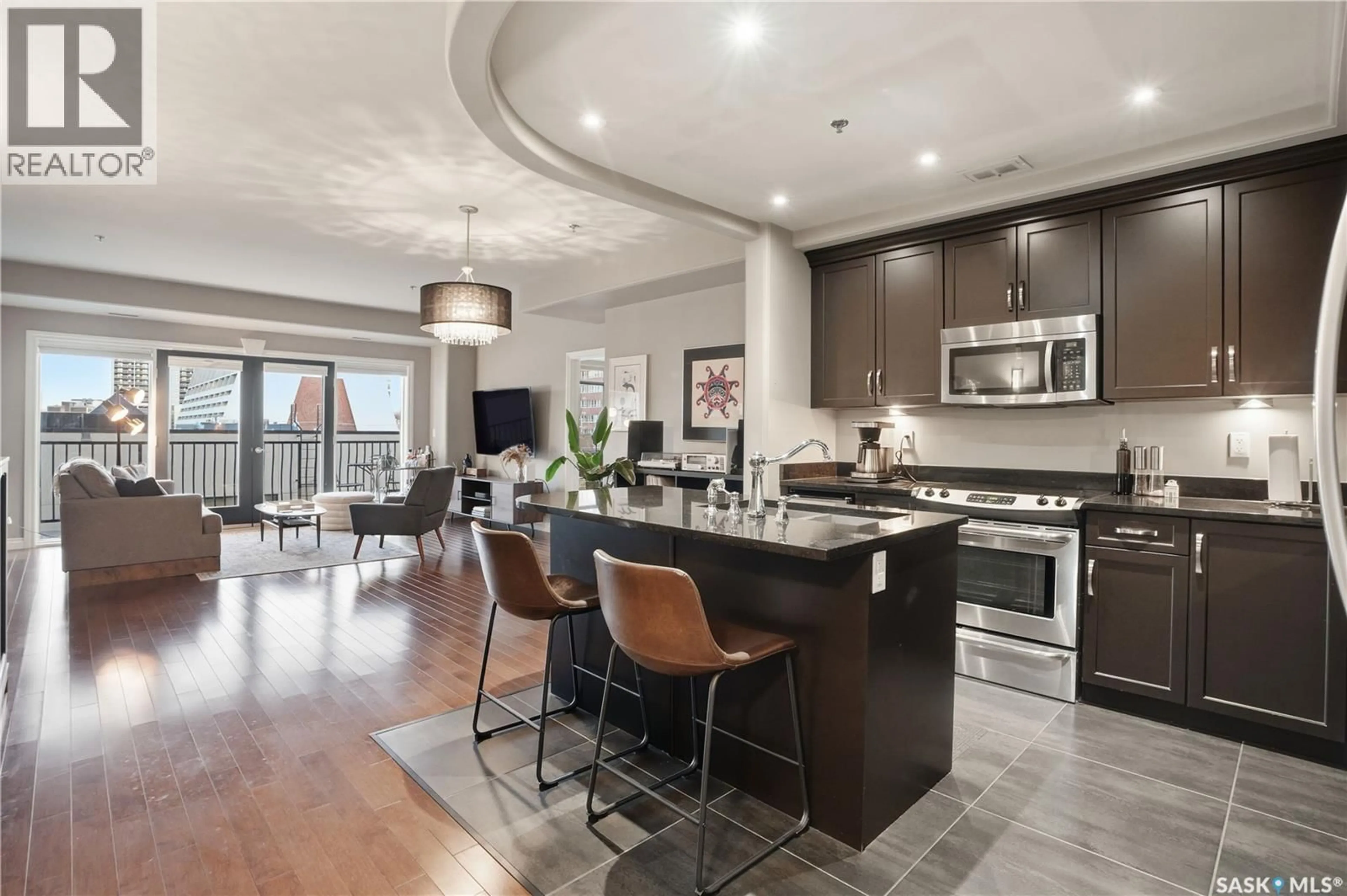 Open concept kitchen, unknown for N - 307 157 2ND AVENUE, Saskatoon Saskatchewan S7K2A9