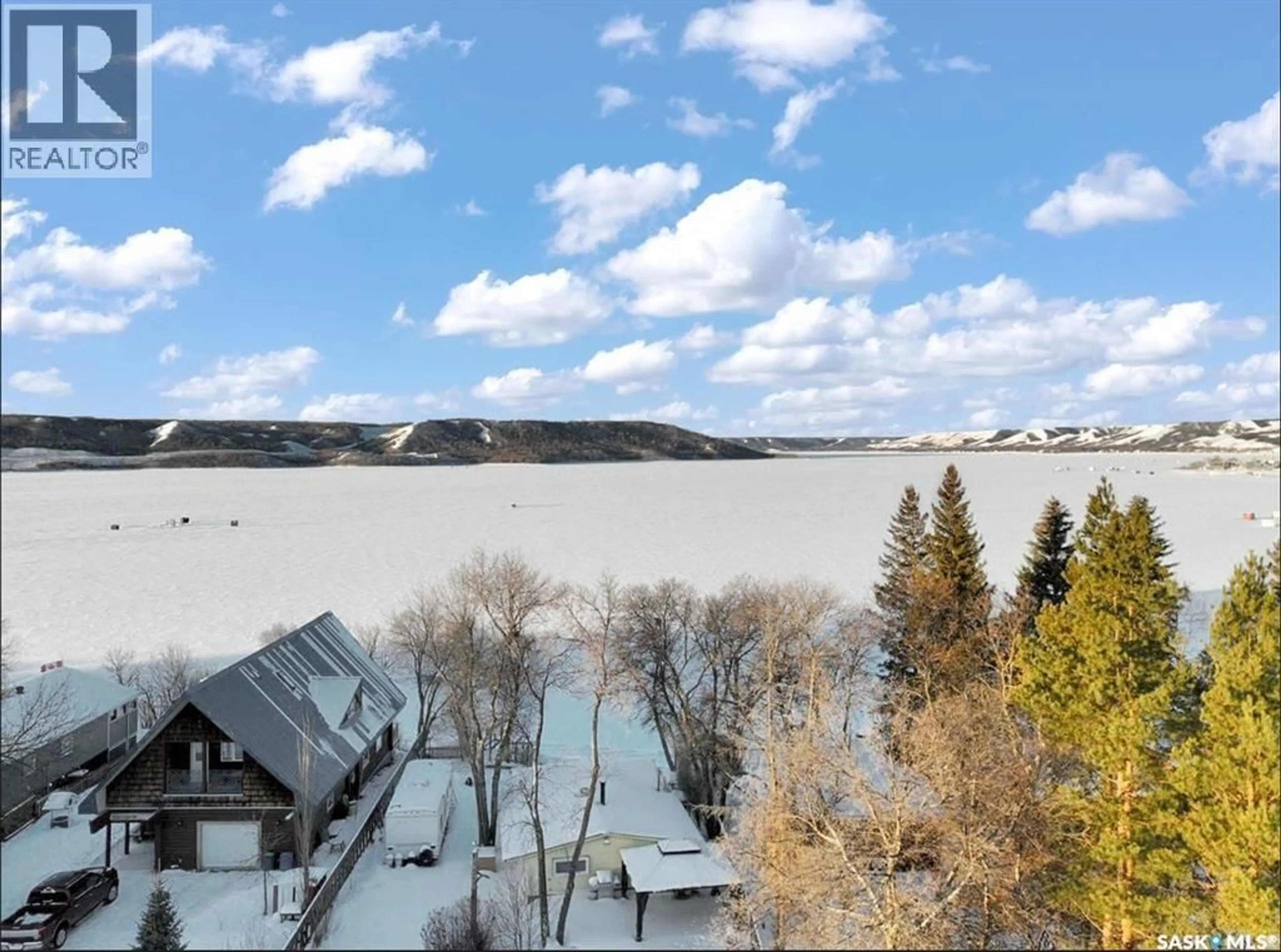 A pic from outside/outdoor area/front of a property/back of a property/a pic from drone, water/lake/river/ocean view for 317 IVY HEIGHTS, Crooked Lake Saskatchewan S0G5L0