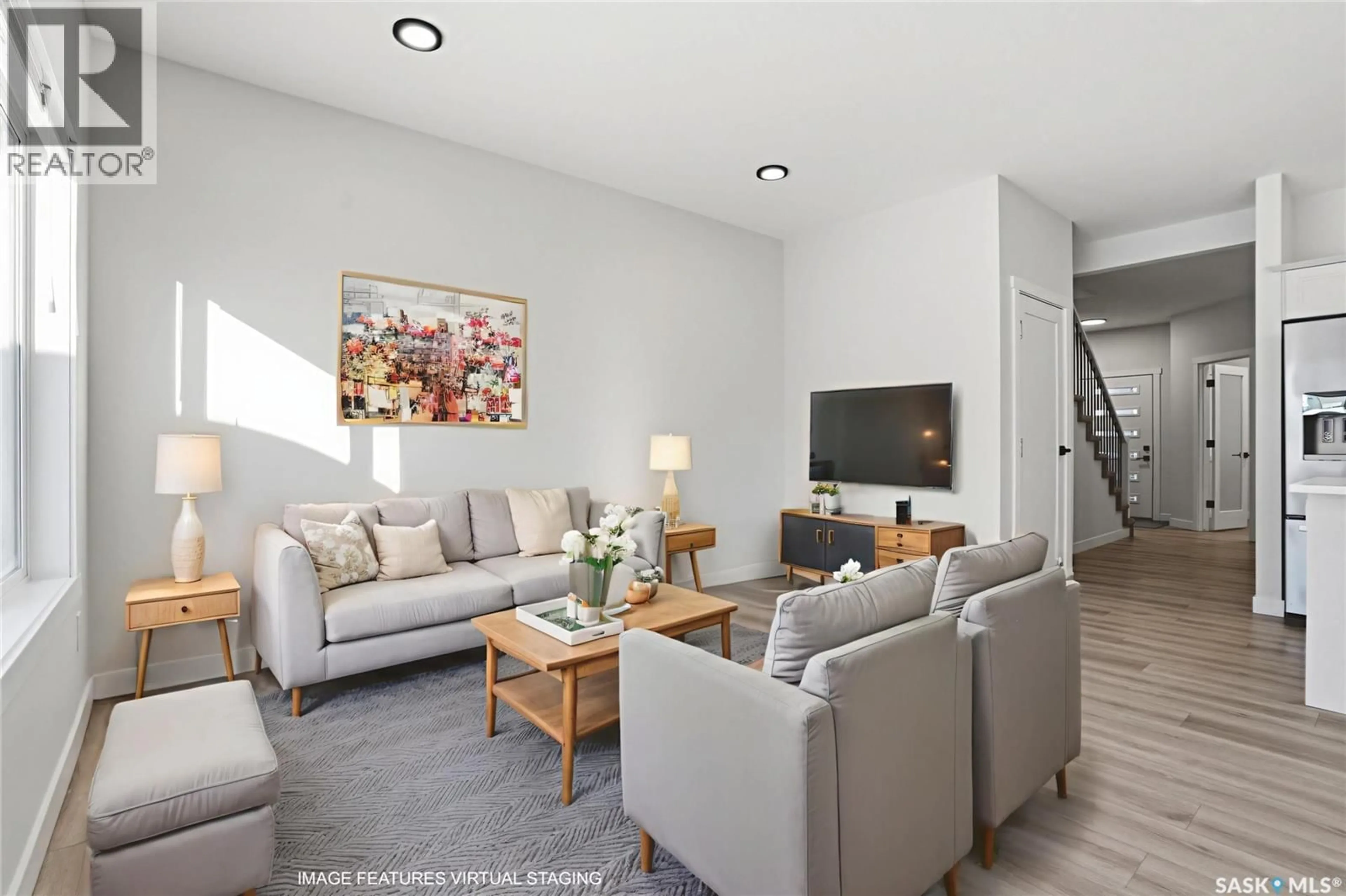 Living room with furniture, unknown for 134 CHELSOM BEND, Saskatoon Saskatchewan S7V1L1