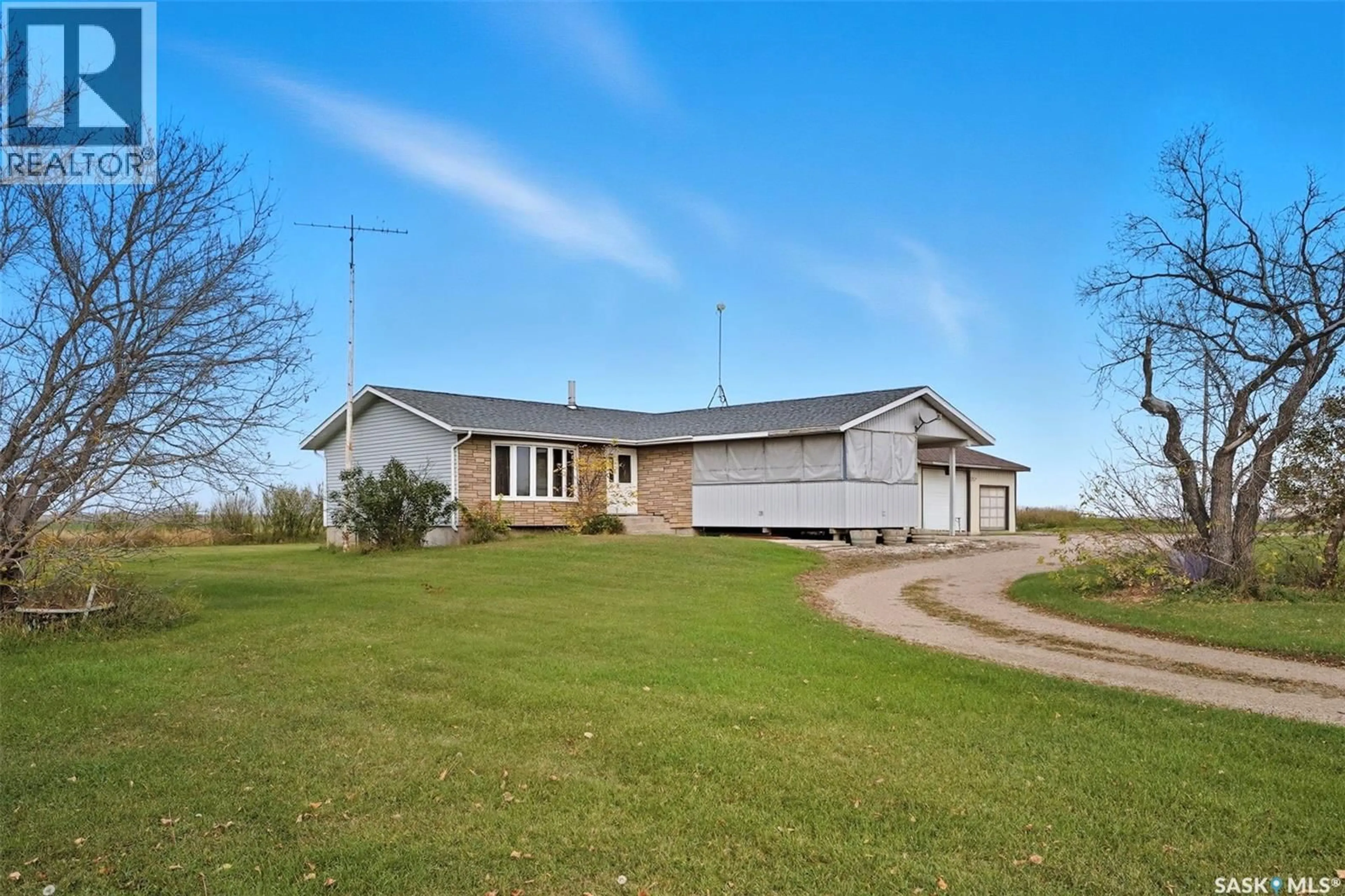 A pic from outside/outdoor area/front of a property/back of a property/a pic from drone, street for DENEIKO ACREAGE, Usborne Rm No. 310 Saskatchewan S0K4T0