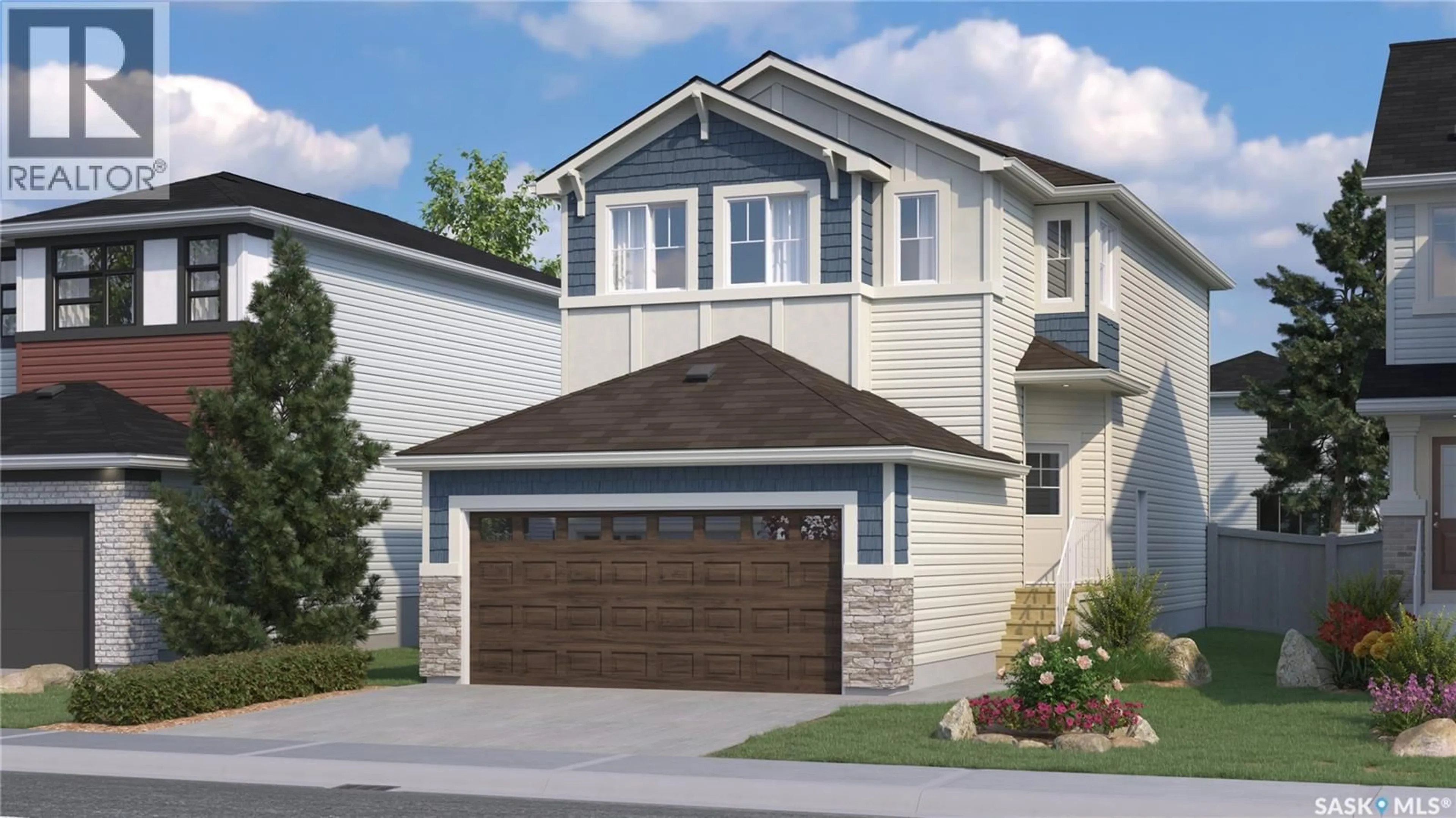 Home with vinyl exterior material, street for 129 YUEL CRESCENT, Saskatoon Saskatchewan S7W1L1