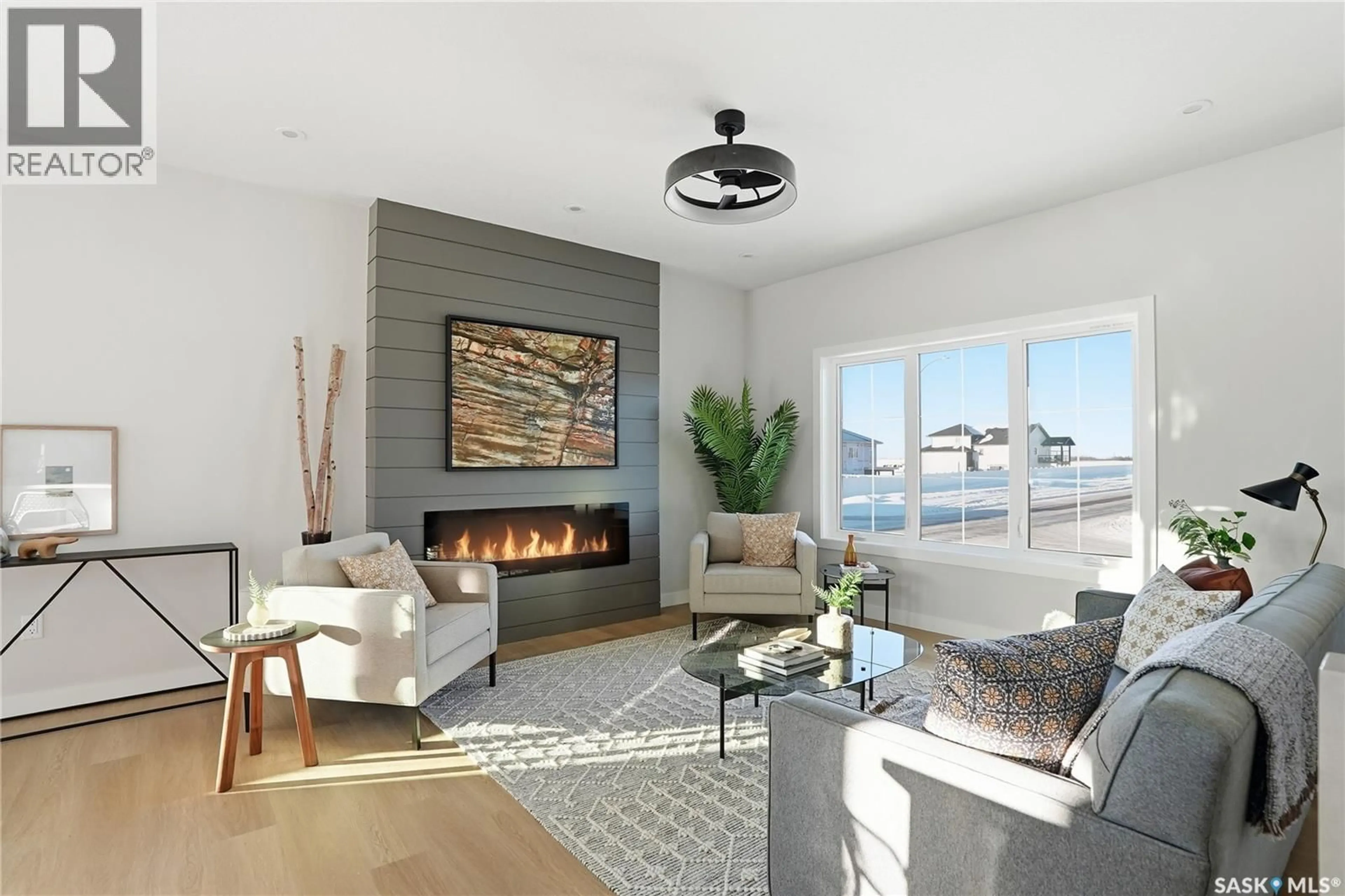 Living room with furniture, unknown for 801 WEIR CRESCENT, Warman Saskatchewan S0K4S4