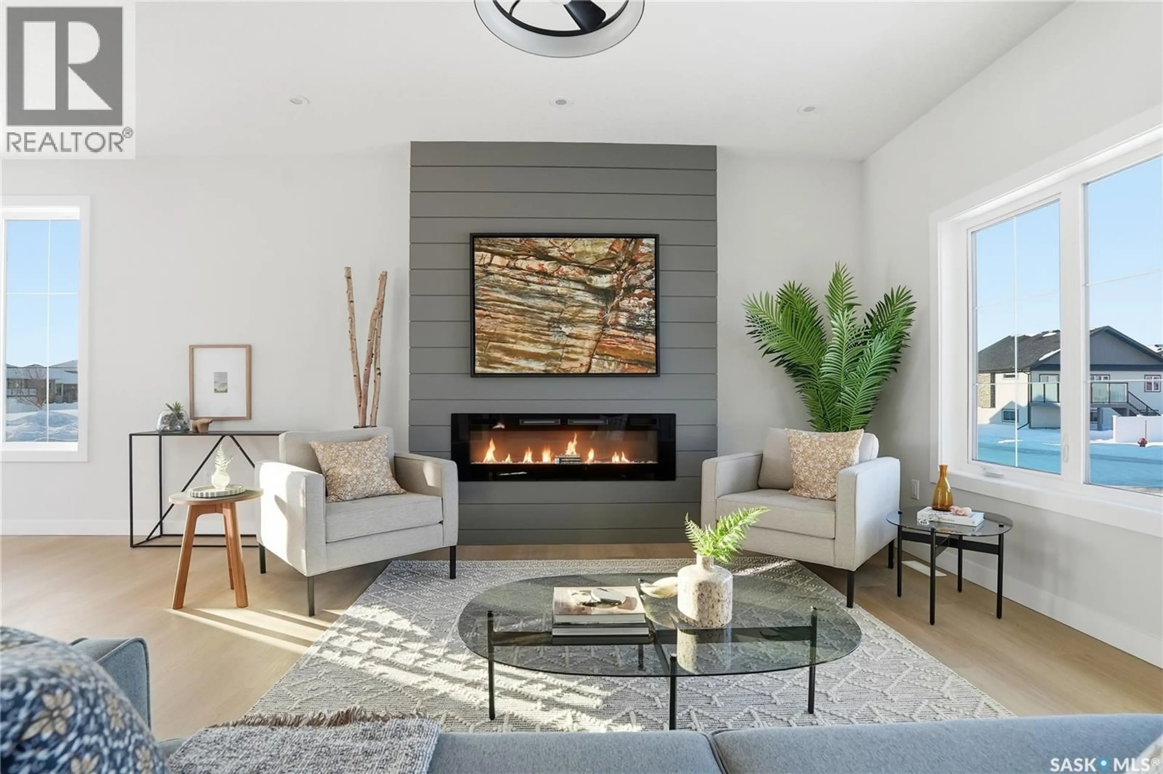 Living room with furniture, unknown for 801 WEIR CRESCENT, Warman Saskatchewan S0K4S4