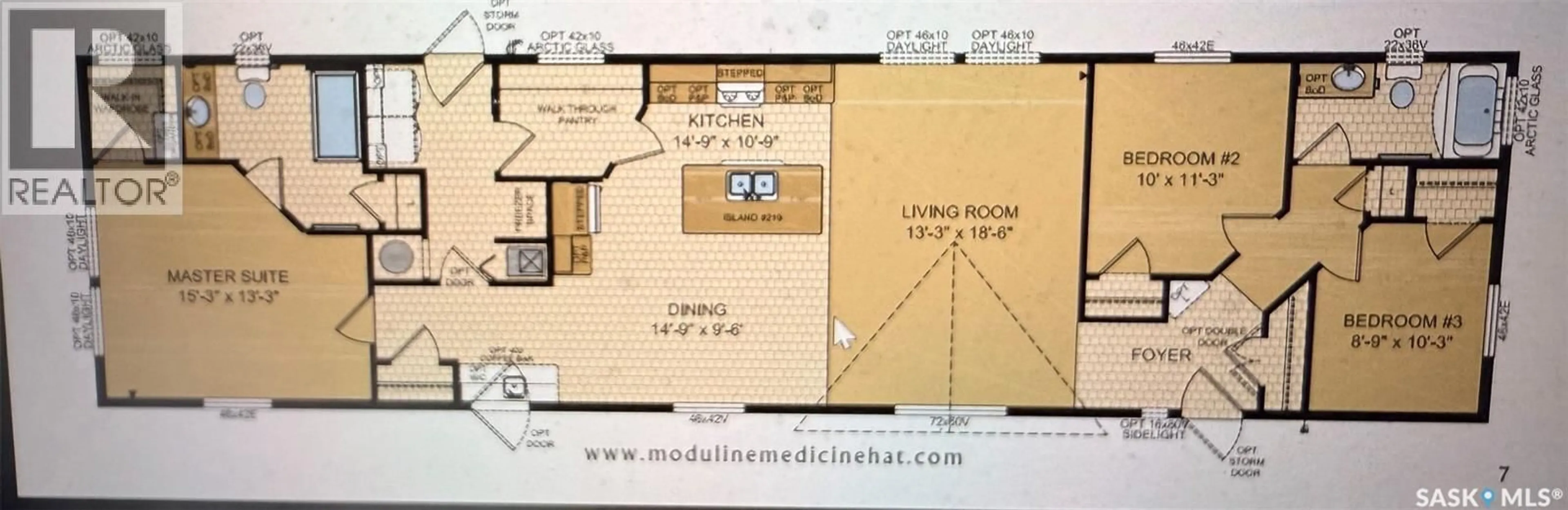 Floor plan for 57 MULBERRY ROAD, Blucher Rm No. 343 Saskatchewan S7B0A4