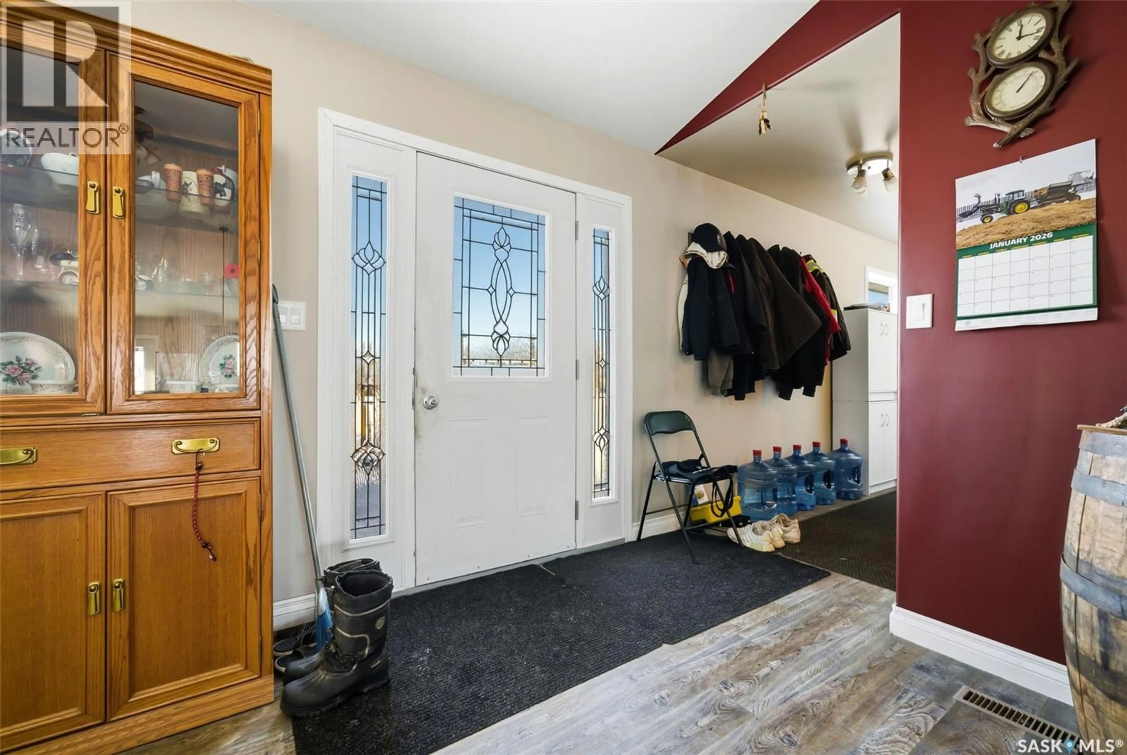 Indoor entryway for HORVATH ACREAGE, Longlaketon Rm No. 219 Saskatchewan S0G4P0