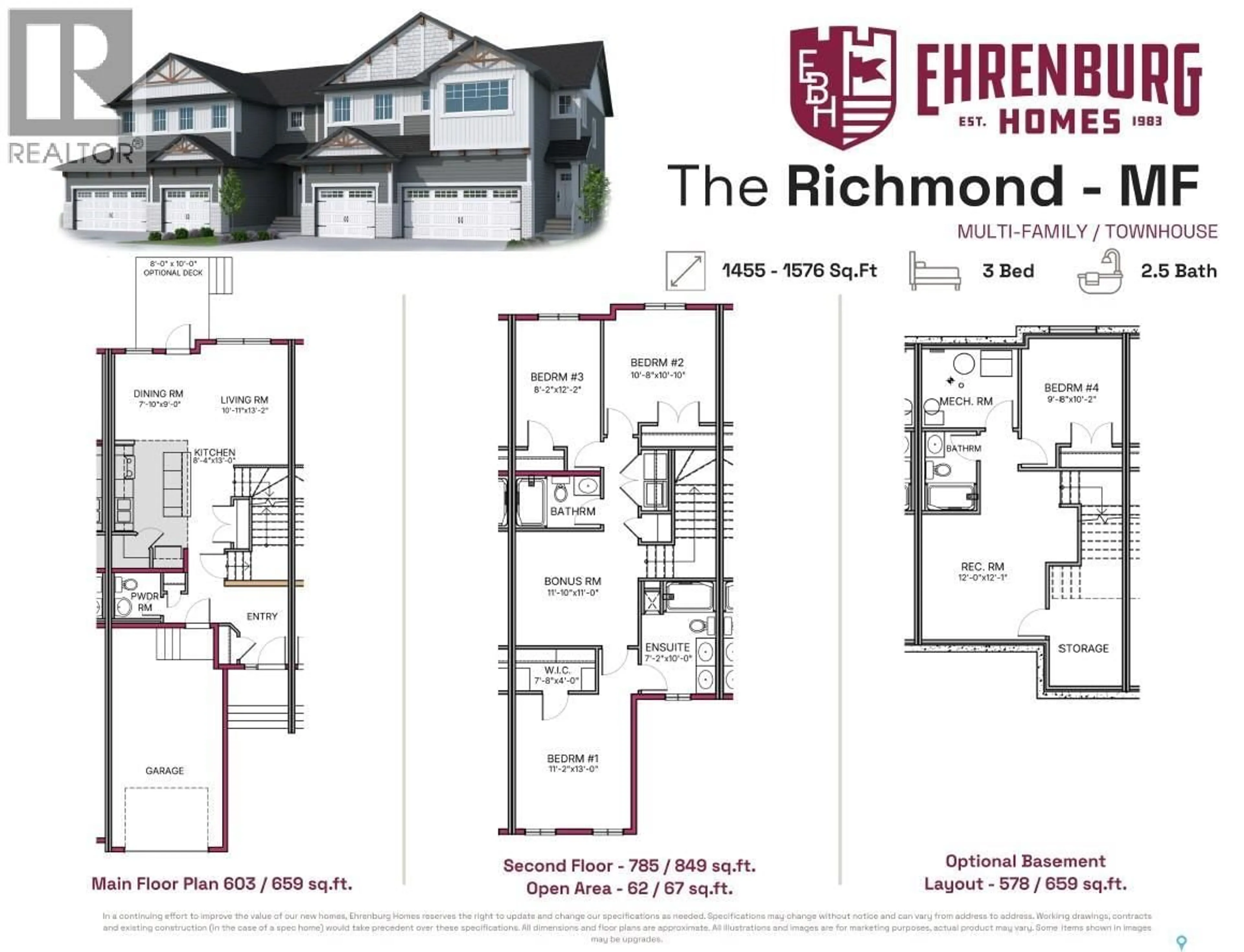 Floor plan for 5537 KENNETT SQUARE, Regina Saskatchewan S4V4C6