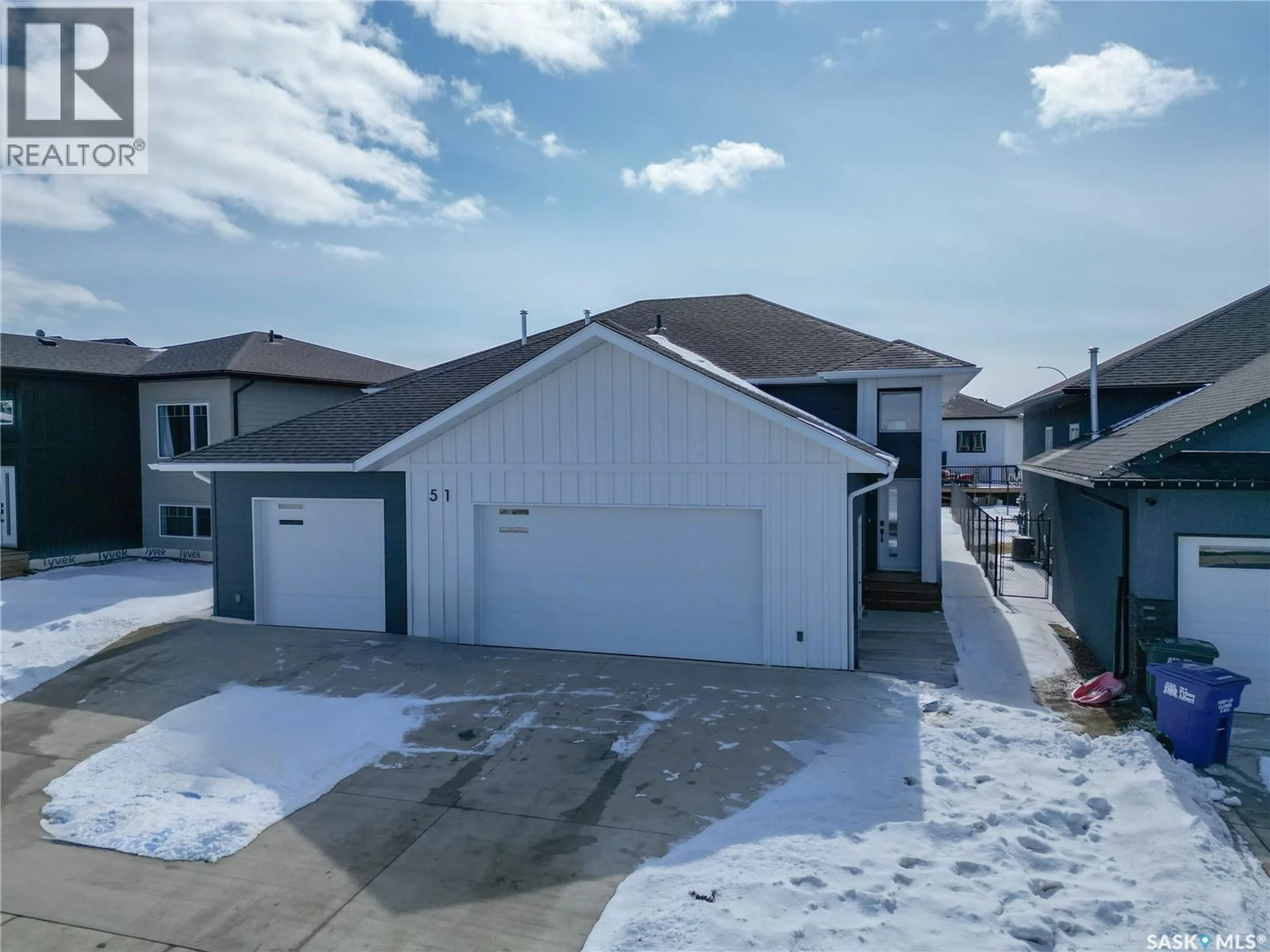 A pic from outside/outdoor area/front of a property/back of a property/a pic from drone, street for 51 HADLEY ROAD, Prince Albert Saskatchewan S6X0A4