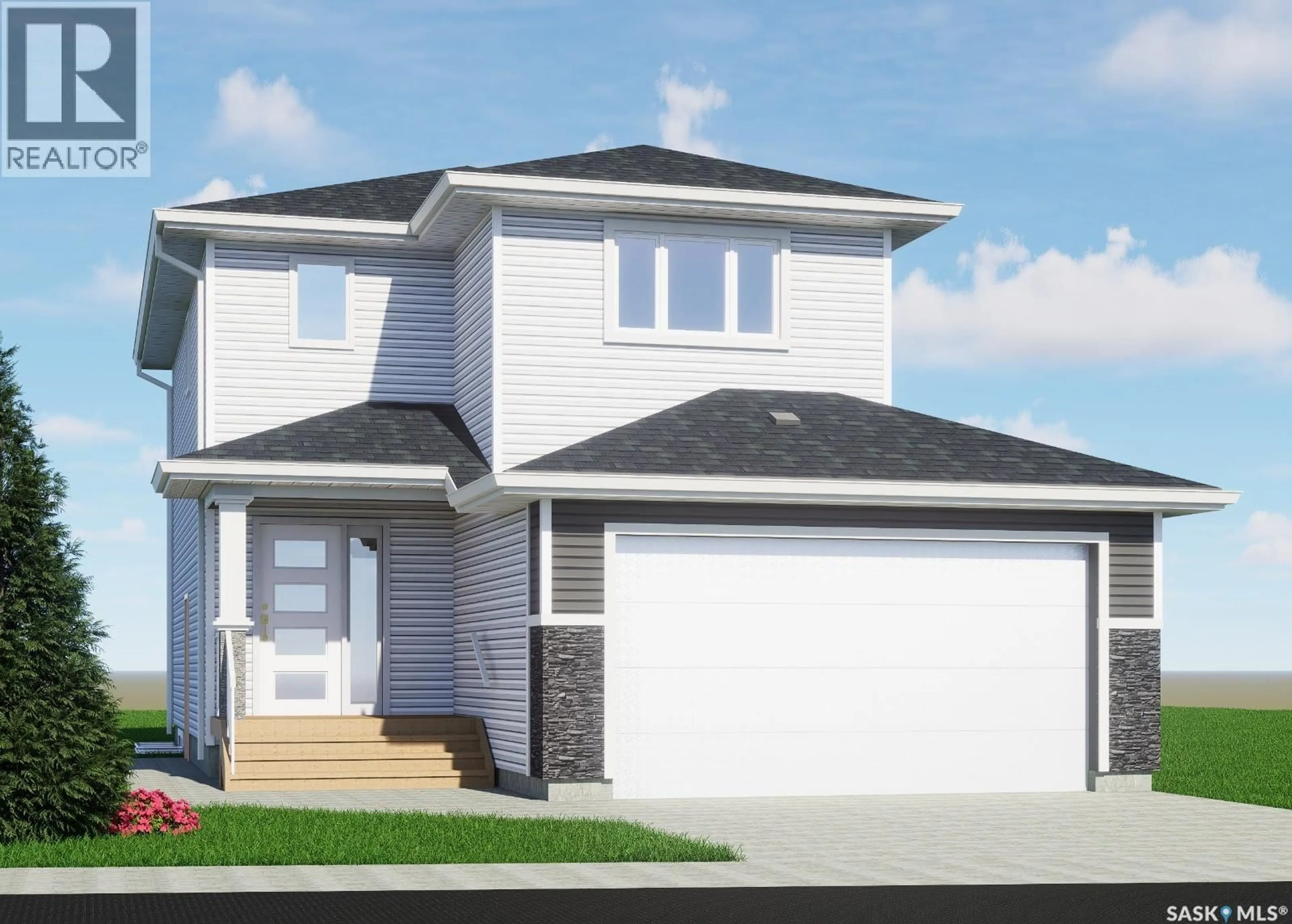 Home with vinyl exterior material, street for 419 STROMBERG CRESCENT, Saskatoon Saskatchewan S7L7P1