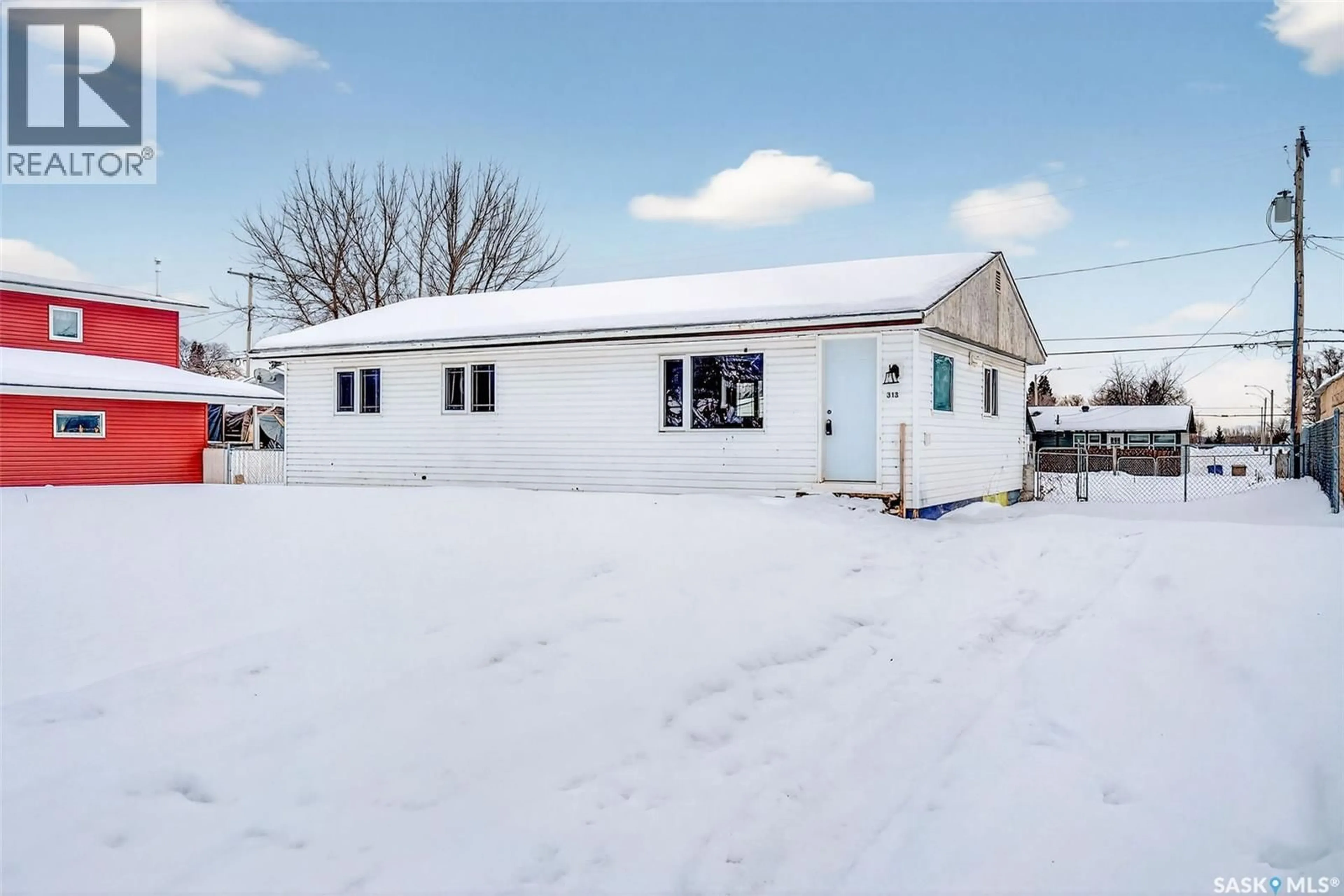 A pic from outside/outdoor area/front of a property/back of a property/a pic from drone, street for 313 3RD AVENUE, Shellbrook Saskatchewan S0T2E0
