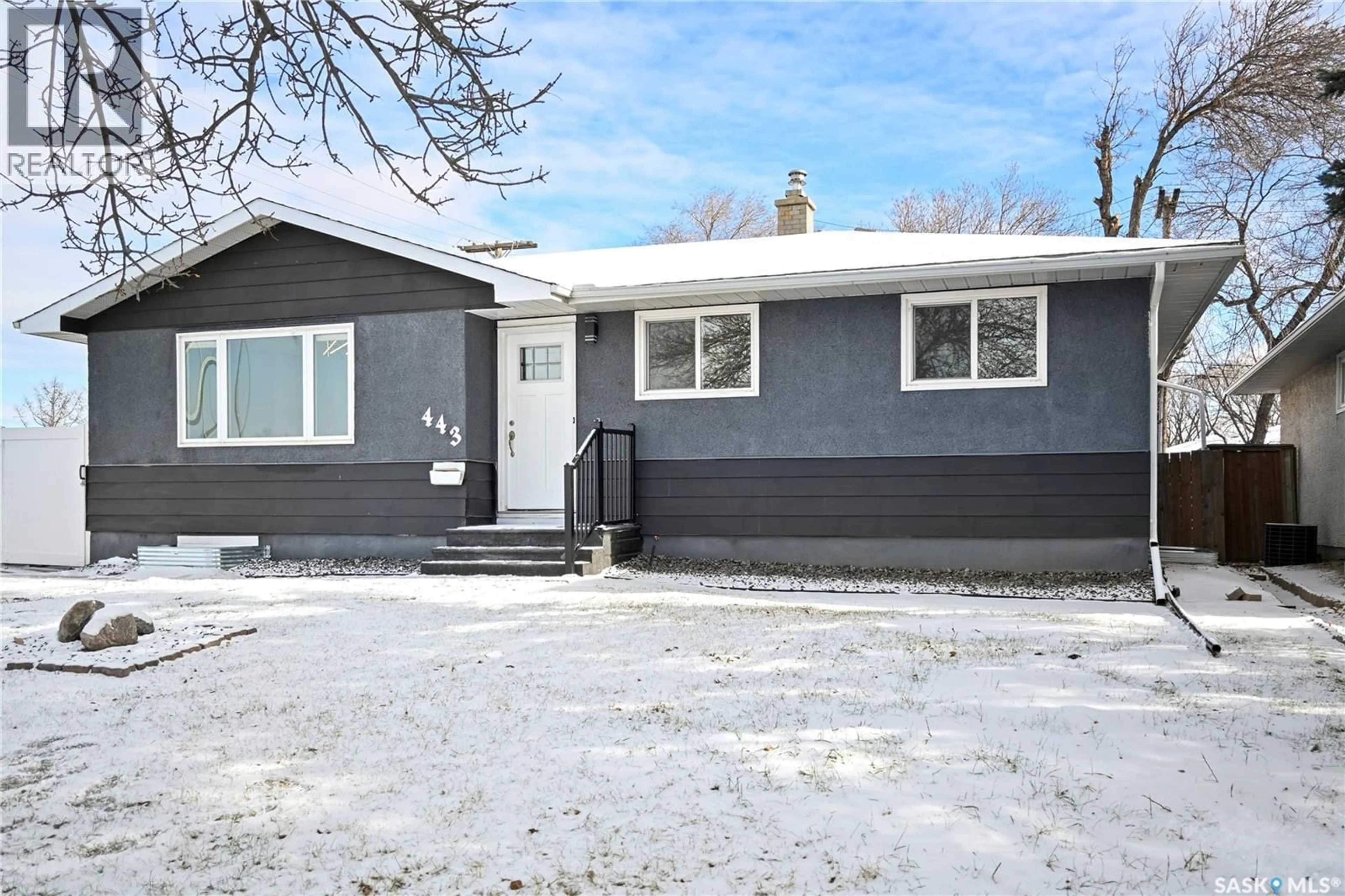 Home with vinyl exterior material, street for 443 ARGYLE STREET, Regina Saskatchewan S4R4C9
