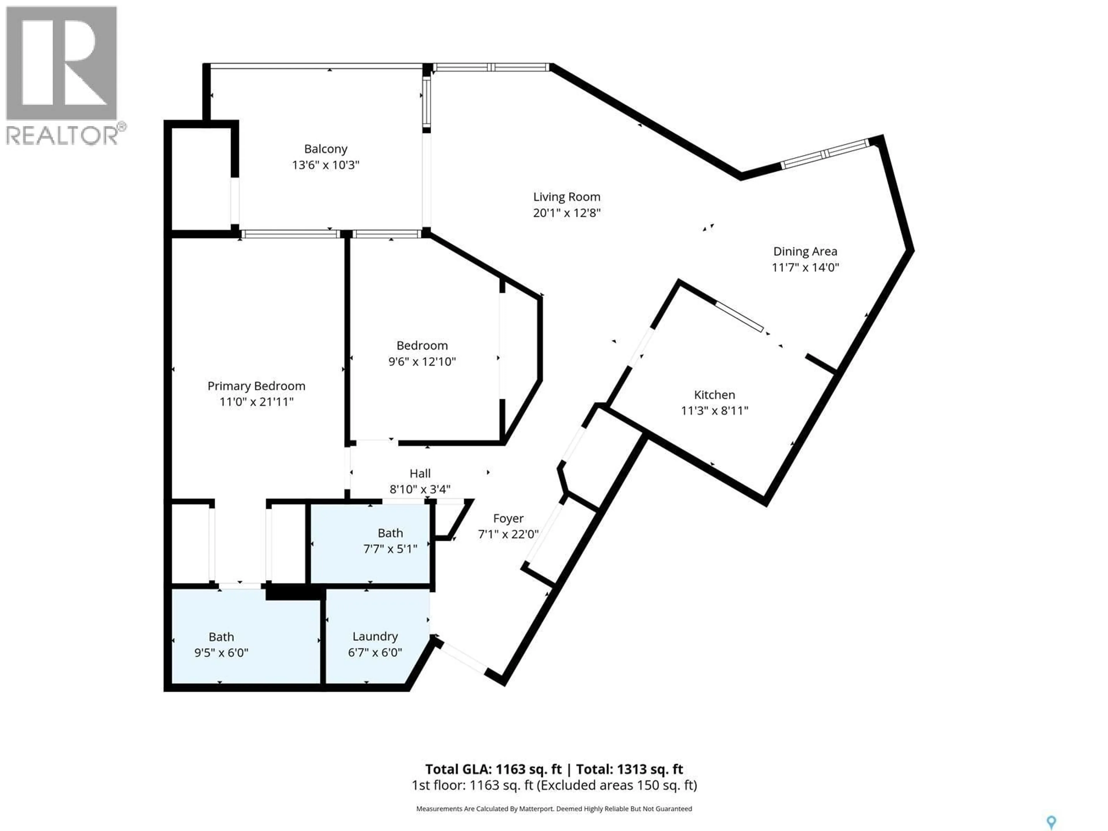 Floor plan for E - 311 2305 ADELAIDE STREET, Saskatoon Saskatchewan S7J5H6