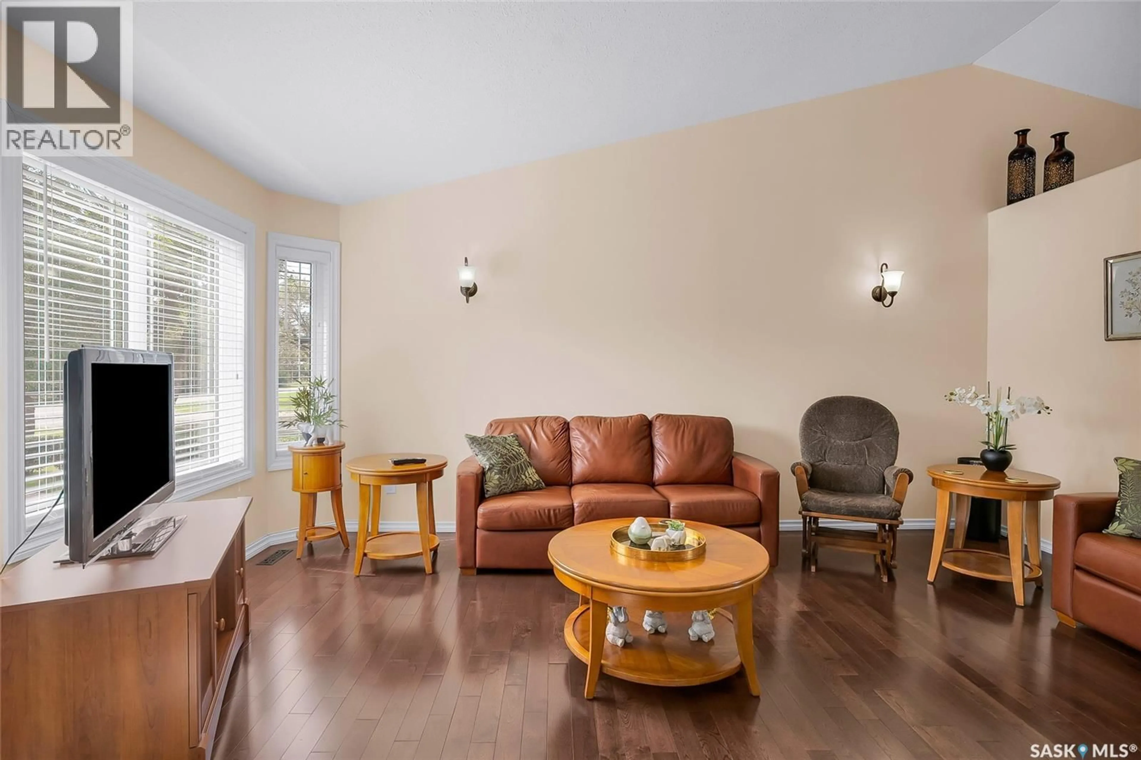 Living room with furniture, wood/laminate floor for 312 2ND AVENUE, Hepburn Saskatchewan S0K1Z0