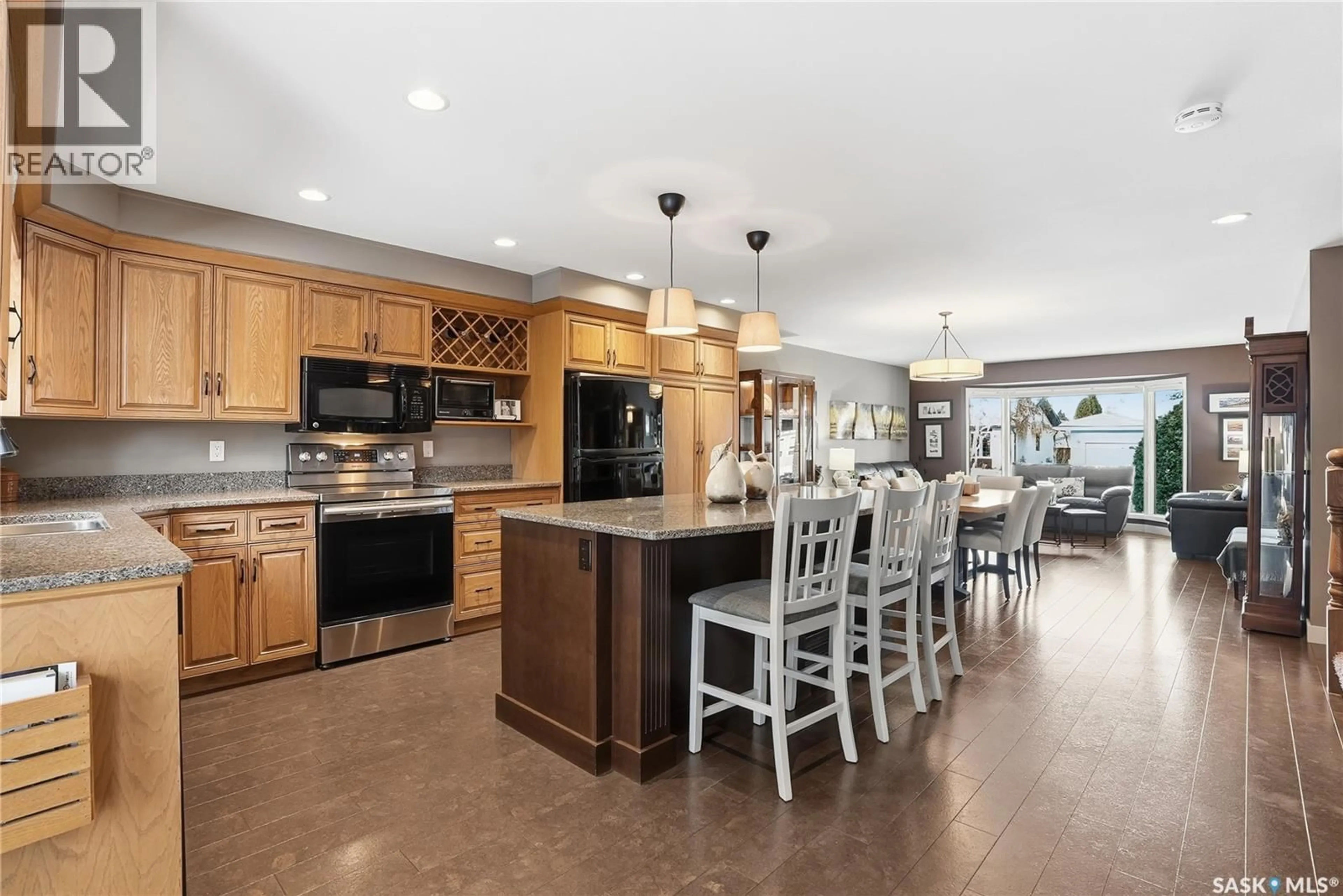 Open concept kitchen, ceramic/tile floor for 250 EMERALD TERRACE, Saskatoon Saskatchewan S7J4J1