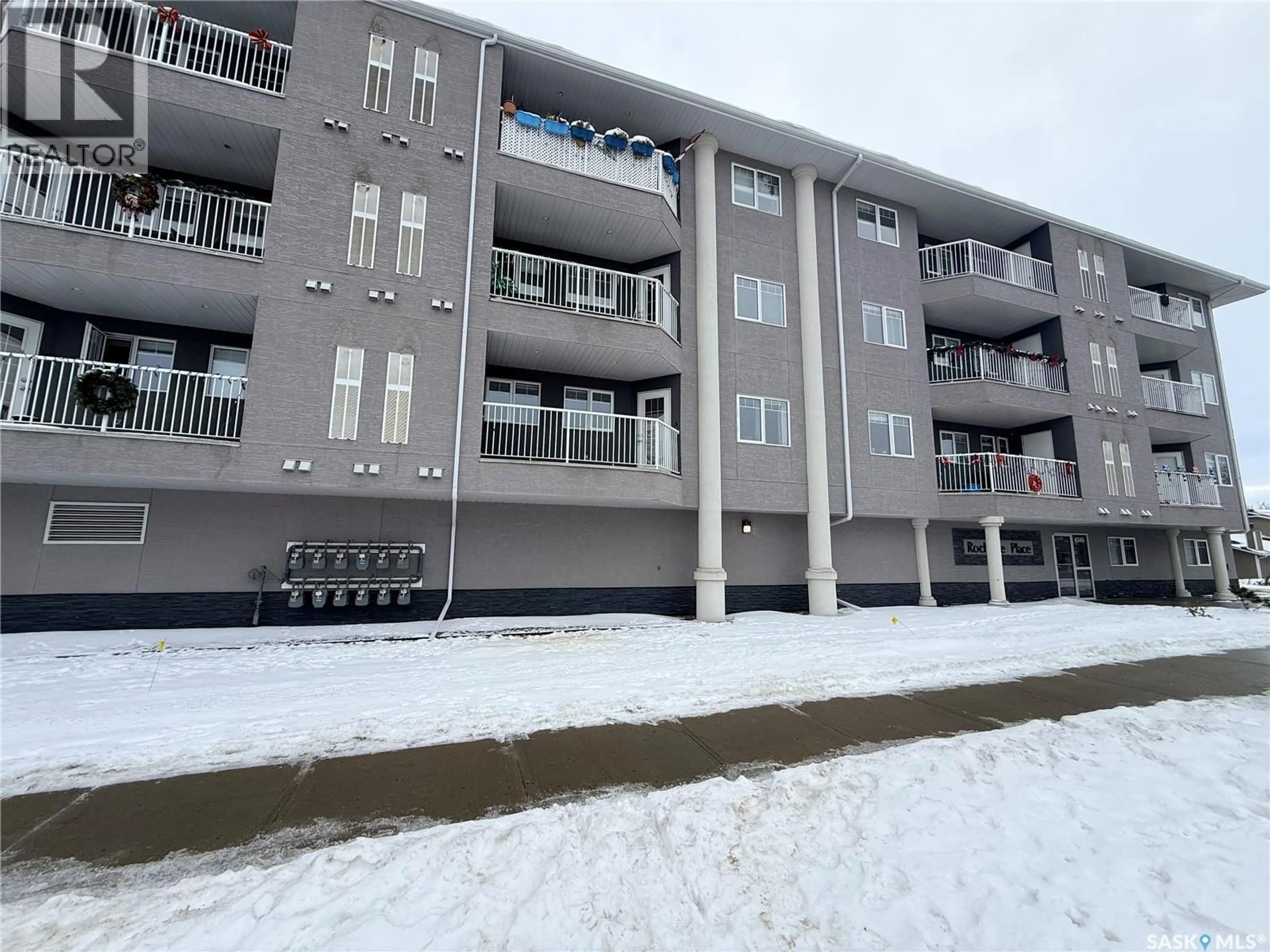 Balcony in the apartment, building for 107 - 6345 ROCHDALE BOULEVARD, Regina Saskatchewan S4X2R1